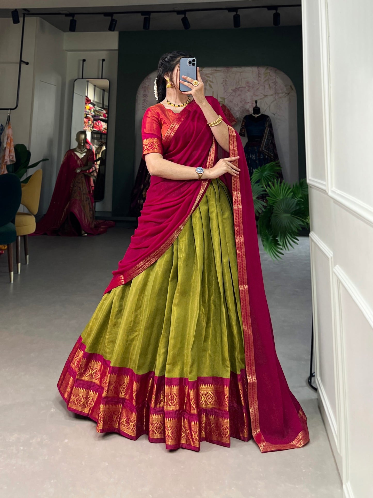 Kanchipuram Heritage silk Lehenga Choli and this season of new design ever