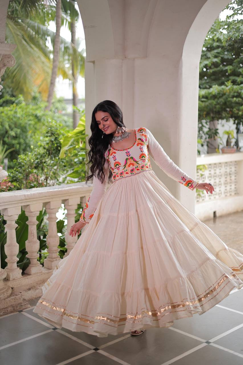 SHIVTRAA DESIGNING oF white LUXURY Navratri 2025 Premium Collection ✨