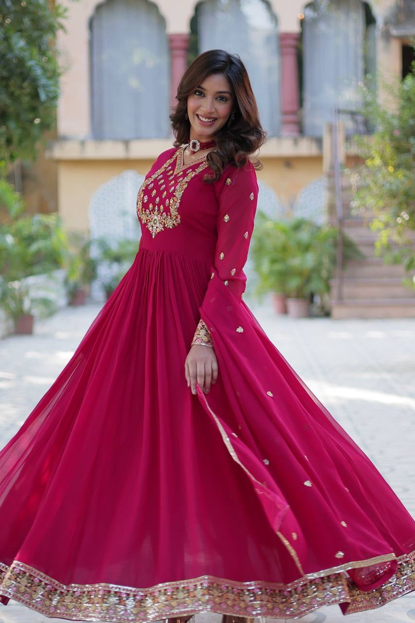SHIVTRAA LUX GOWN-WITH-DUPATTA COLLECTIONS 2025 💃🏼