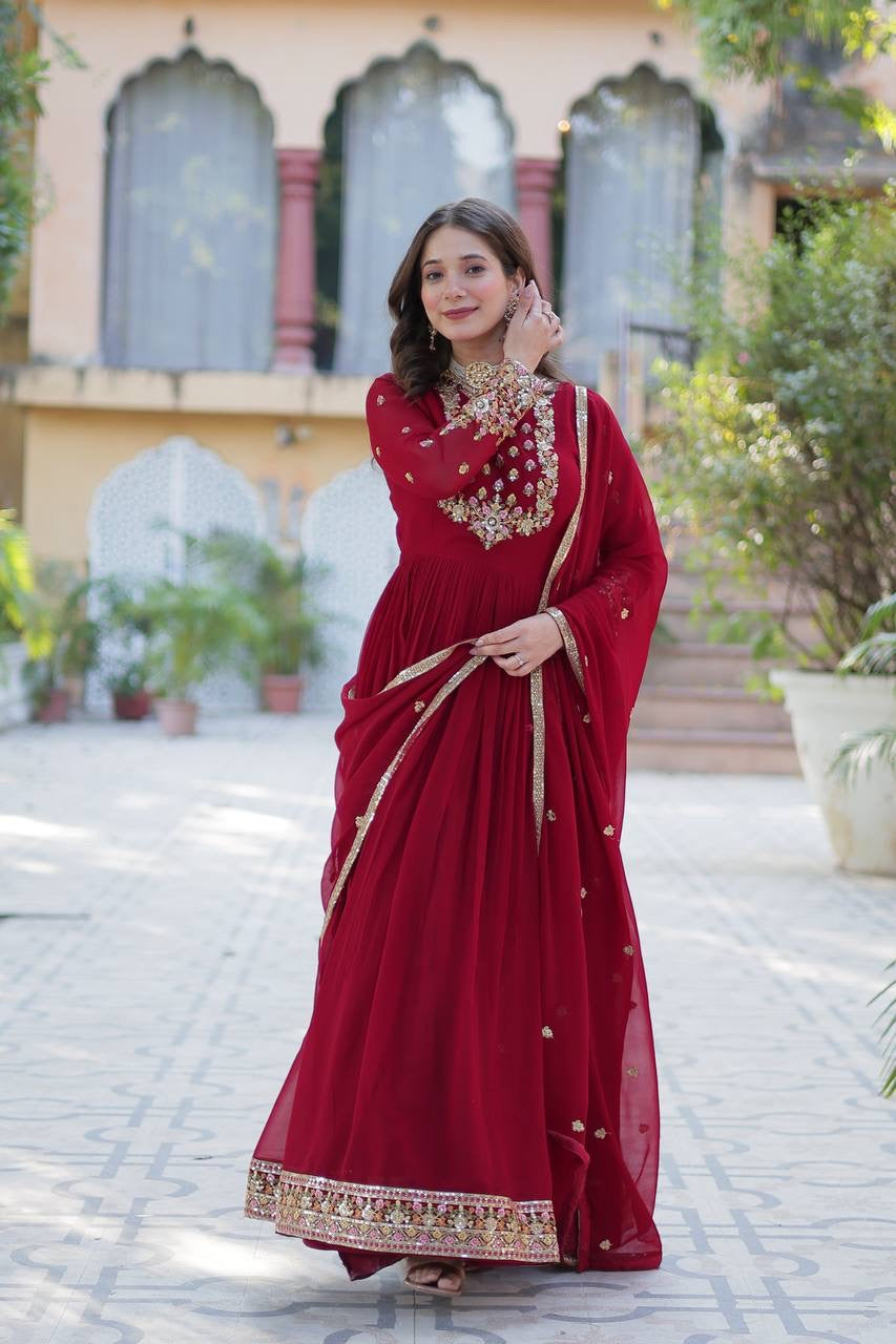 SHIVTRAA LUX GOWN-WITH-DUPATTA COLLECTIONS 2025 💃🏼