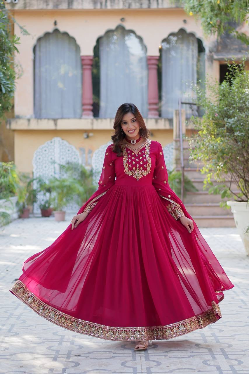 SHIVTRAA LUX GOWN-WITH-DUPATTA COLLECTIONS 2025 💃🏼