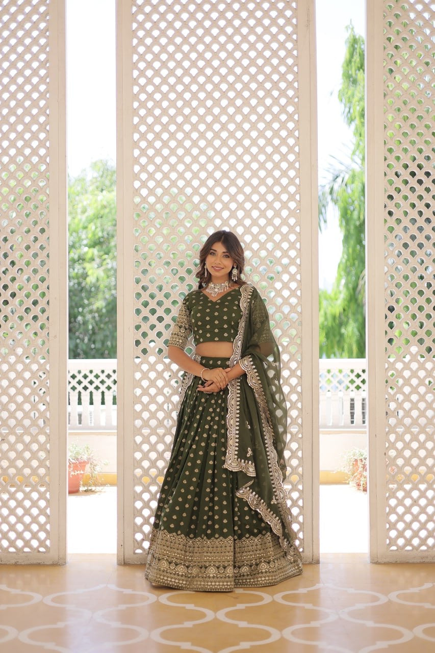 Any Occasion Perfect Functional Designer Worked Lehenga Choli Outfits