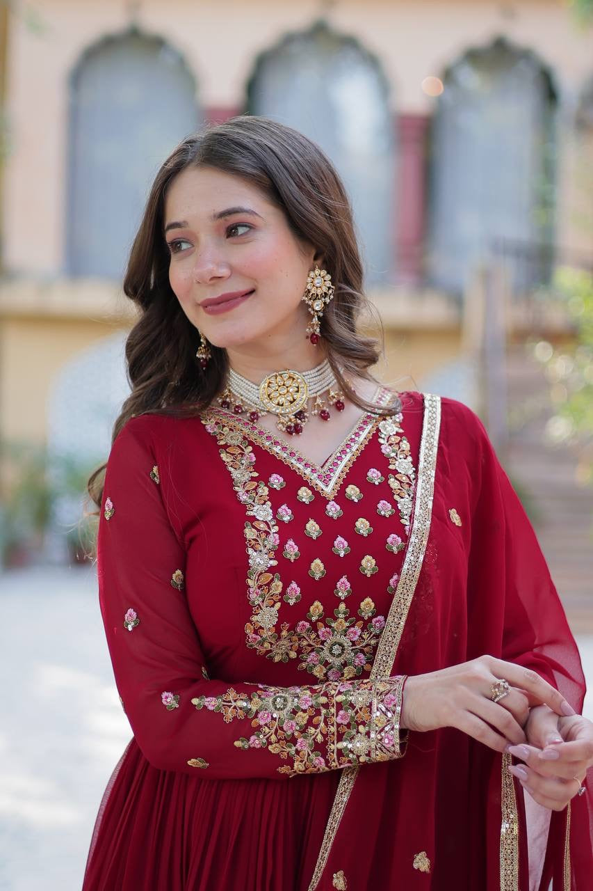 SHIVTRAA LUX GOWN-WITH-DUPATTA COLLECTIONS 2025 💃🏼