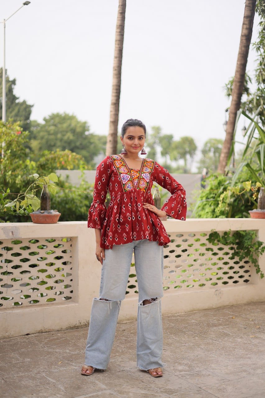 SHIVTRAA NAVRATRI DESIGNER DAILY WEAR TOP COLLECTION - 2025
