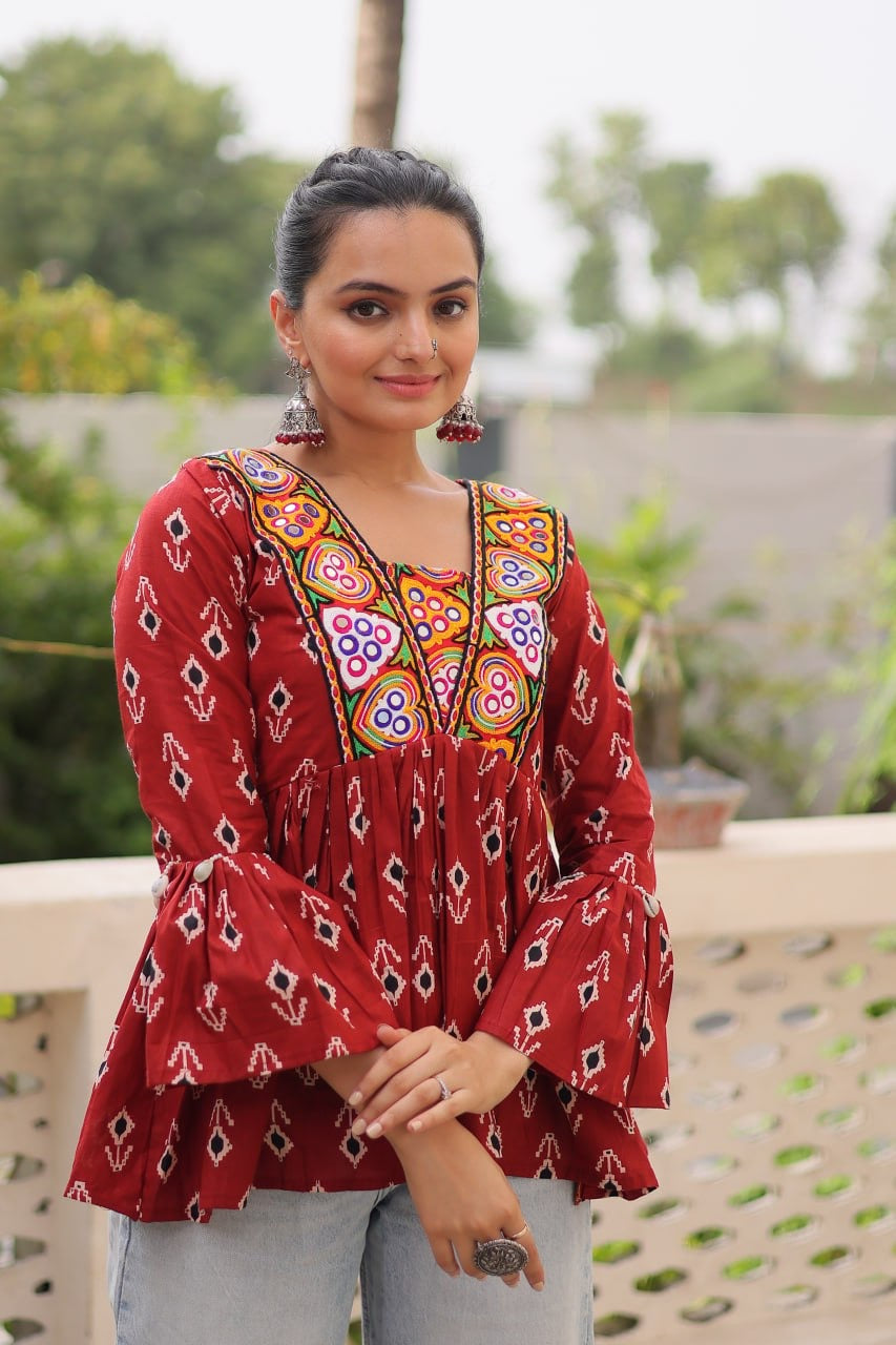 SHIVTRAA NAVRATRI DESIGNER DAILY WEAR TOP COLLECTION - 2025