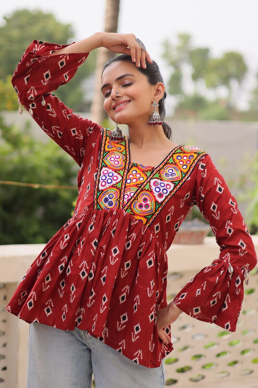 SHIVTRAA NAVRATRI DESIGNER DAILY WEAR TOP COLLECTION - 2025