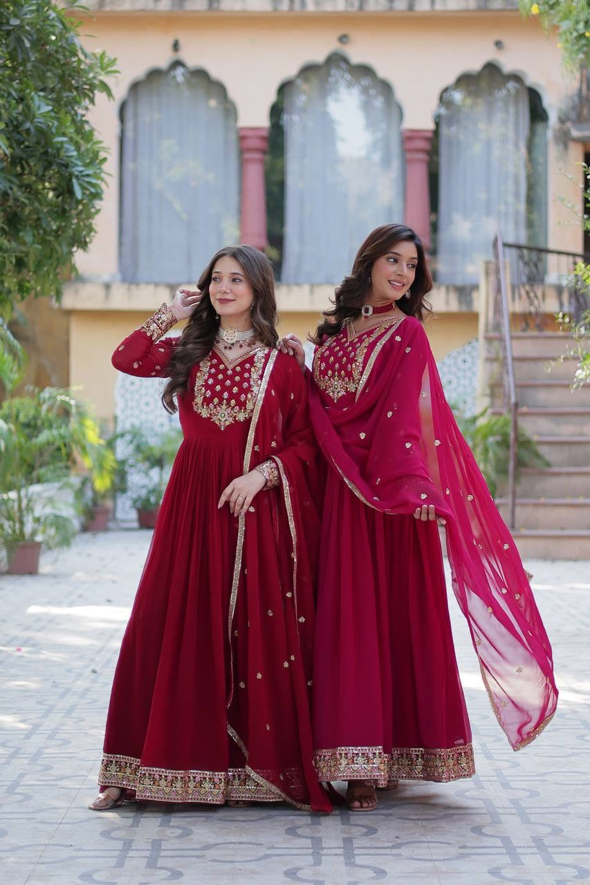 SHIVTRAA LUX GOWN-WITH-DUPATTA COLLECTIONS 2025 💃🏼