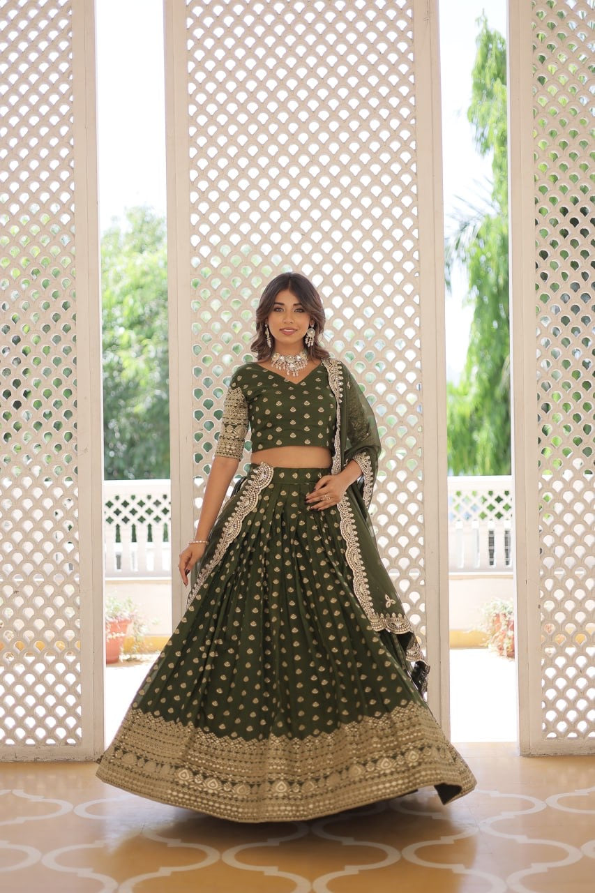 Any Occasion Perfect Functional Designer Worked Lehenga Choli Outfits