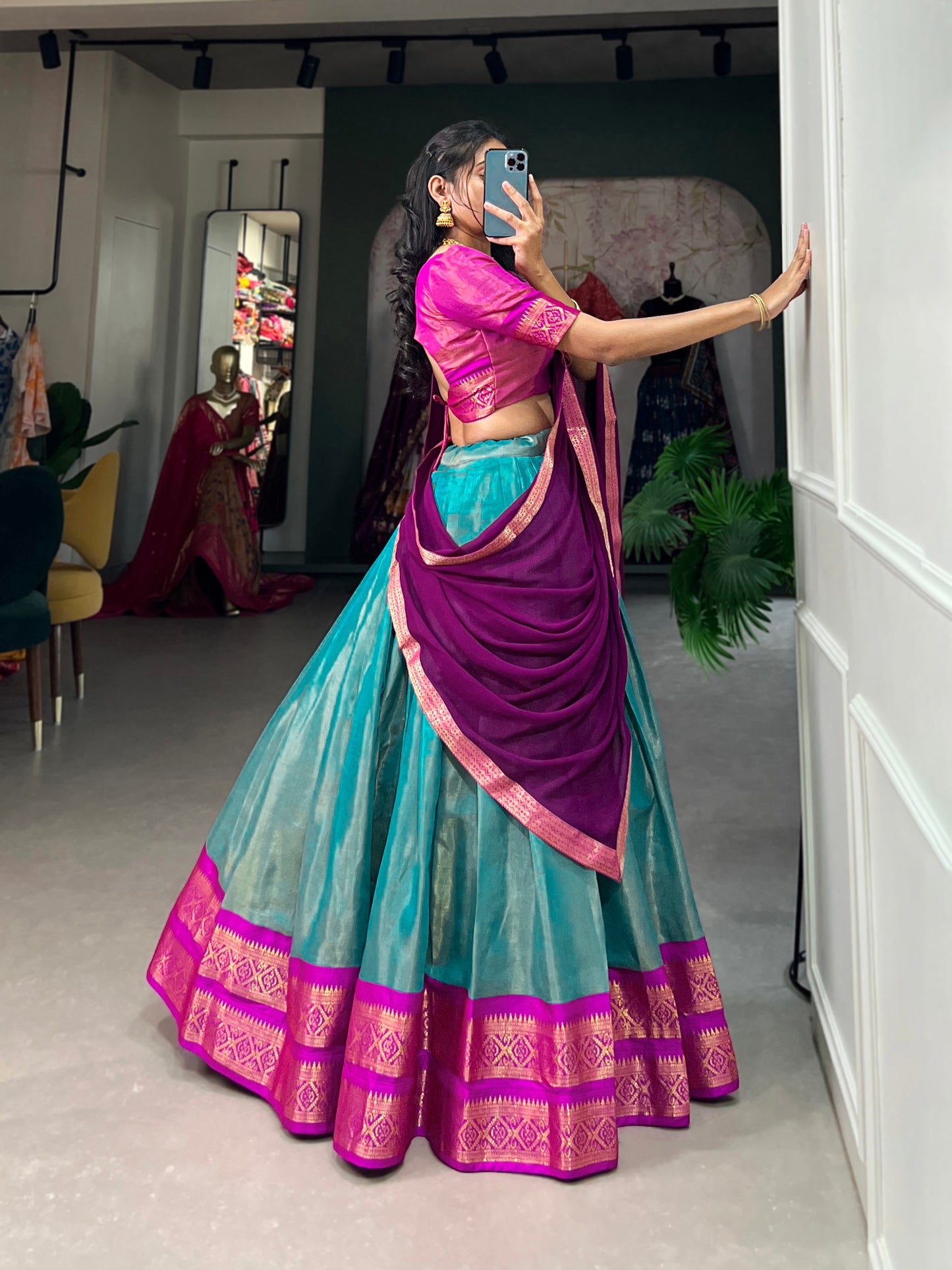 Kanchipuram Heritage silk Lehenga Choli and this season of new design ever