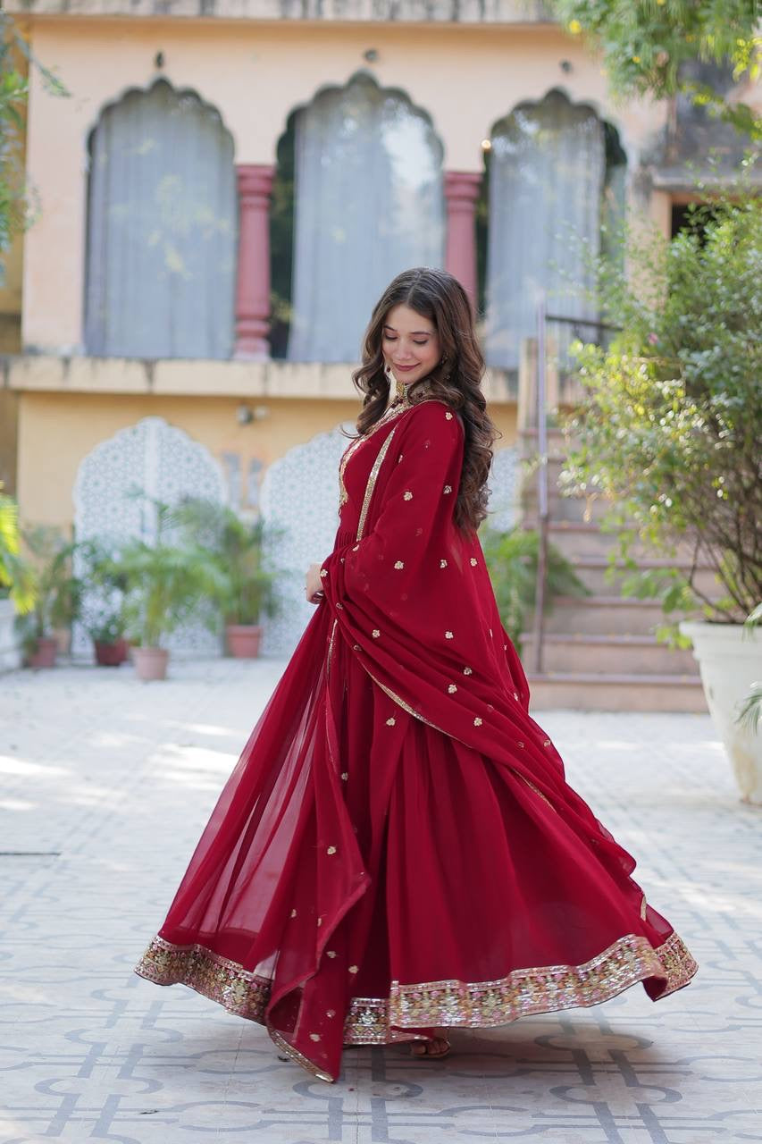 SHIVTRAA LUX GOWN-WITH-DUPATTA COLLECTIONS 2025 💃🏼
