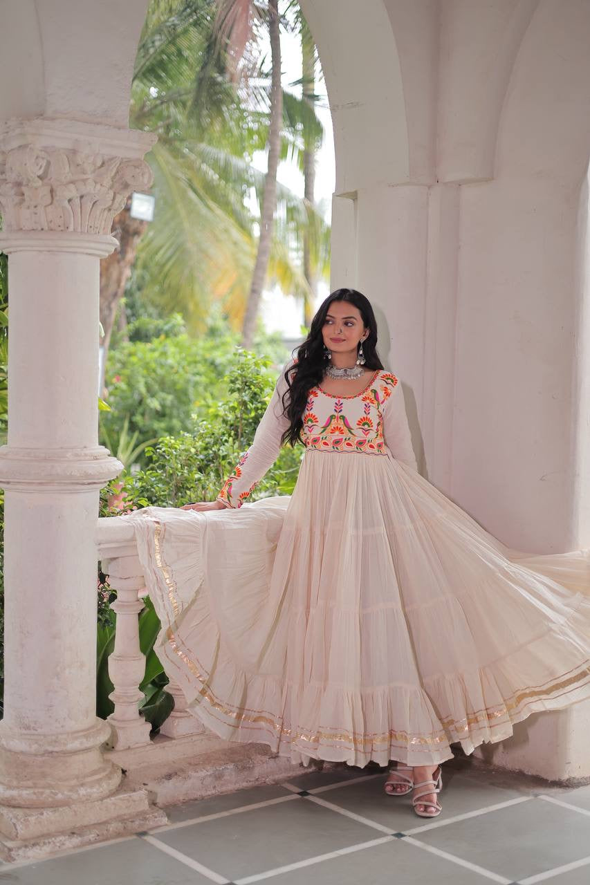 SHIVTRAA DESIGNING oF white LUXURY Navratri 2025 Premium Collection ✨