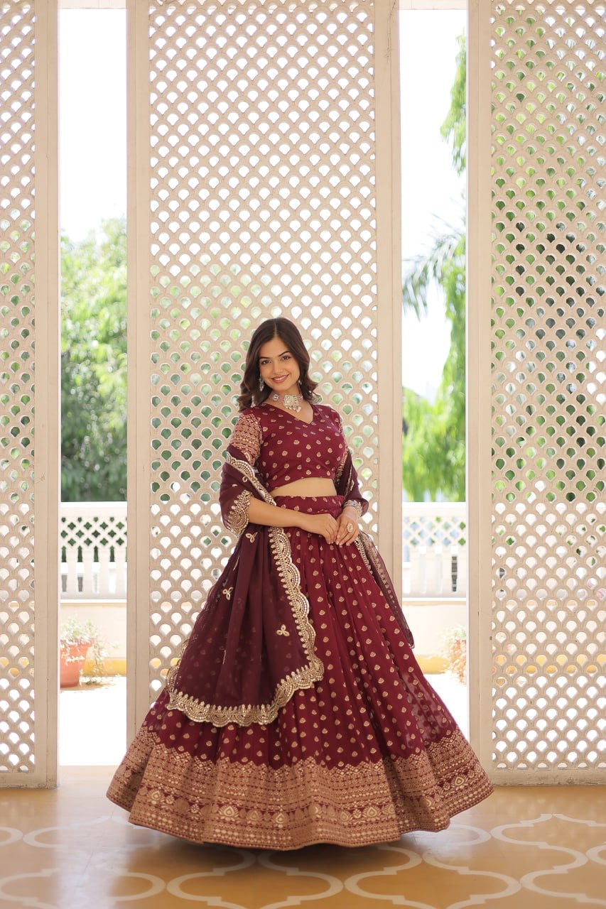 Any Occasion Perfect Functional Designer Worked Lehenga Choli Outfits