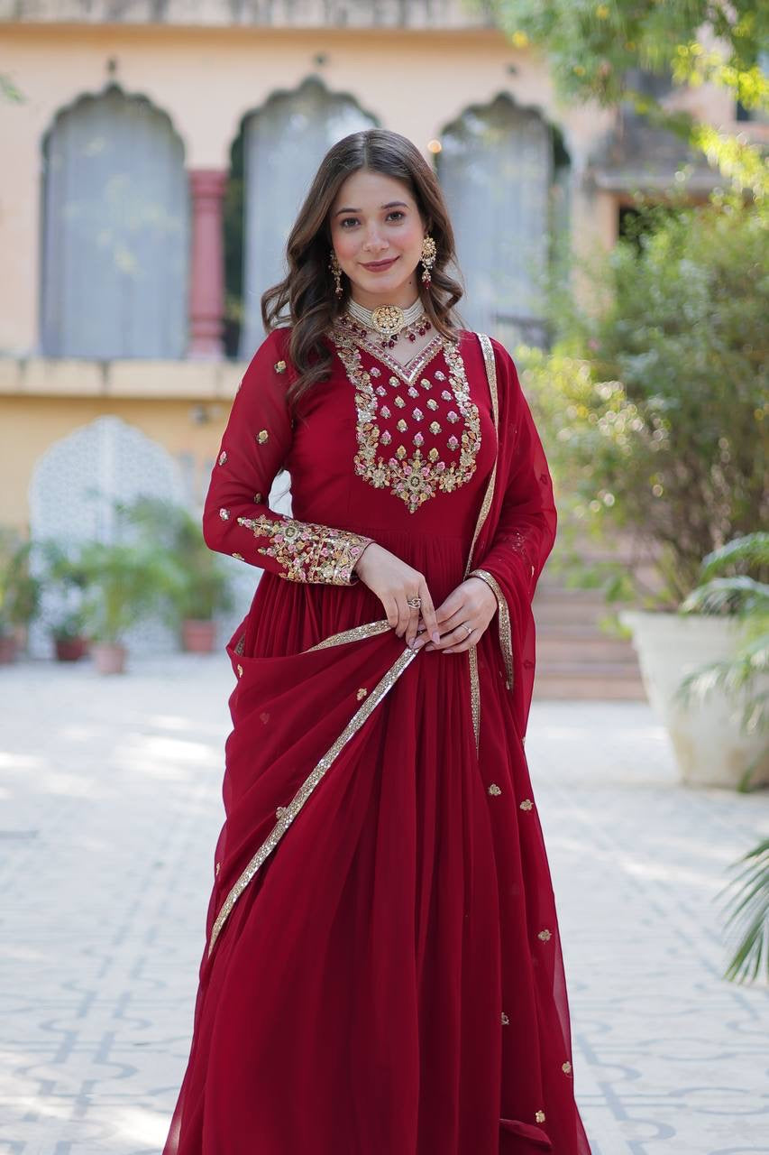 SHIVTRAA LUX GOWN-WITH-DUPATTA COLLECTIONS 2025 💃🏼