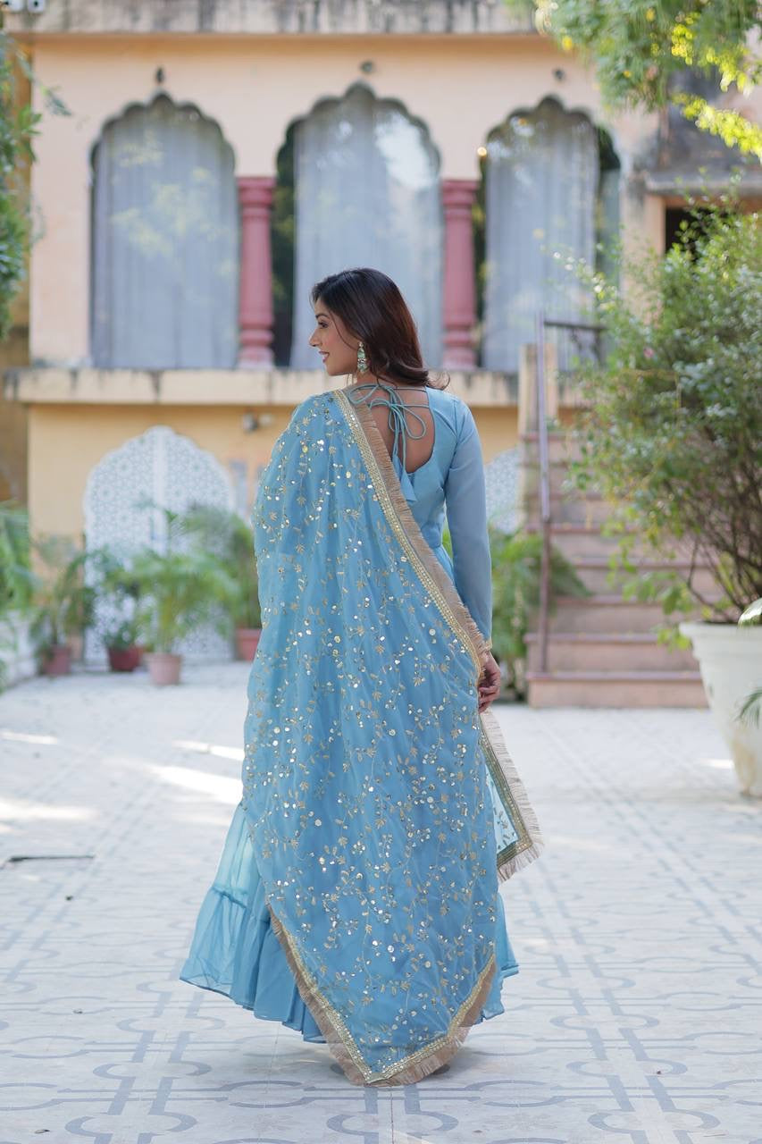 PREMIUM READYMADE GOWN COLLECTIONS 2025, Introducing the Shivtraa Lux Desirable Women's Fully Flair Gown
