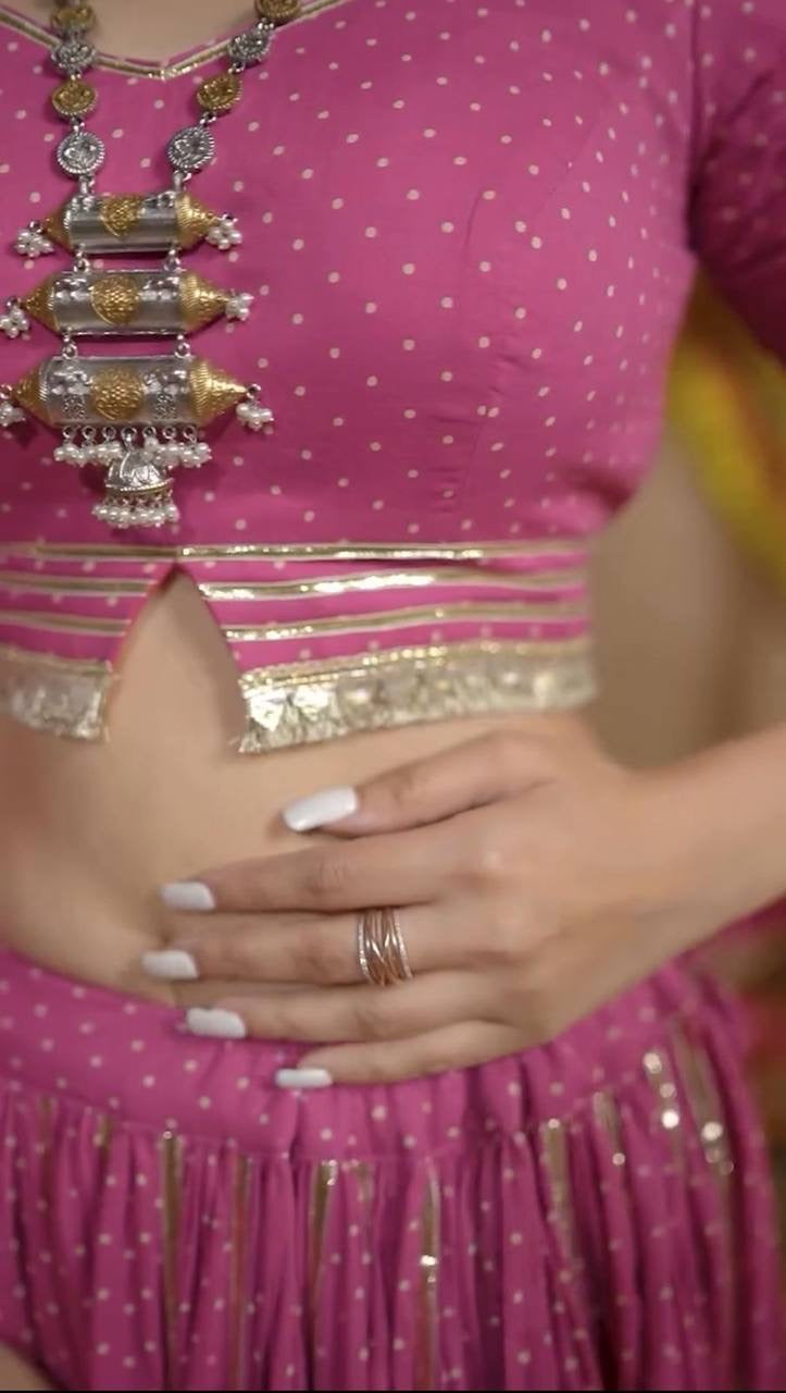 Introducing Our Navratri Special Lehenga Choli Set With a Grand 6 Meter Flair, Designed for Every Garba Spin! 🌟