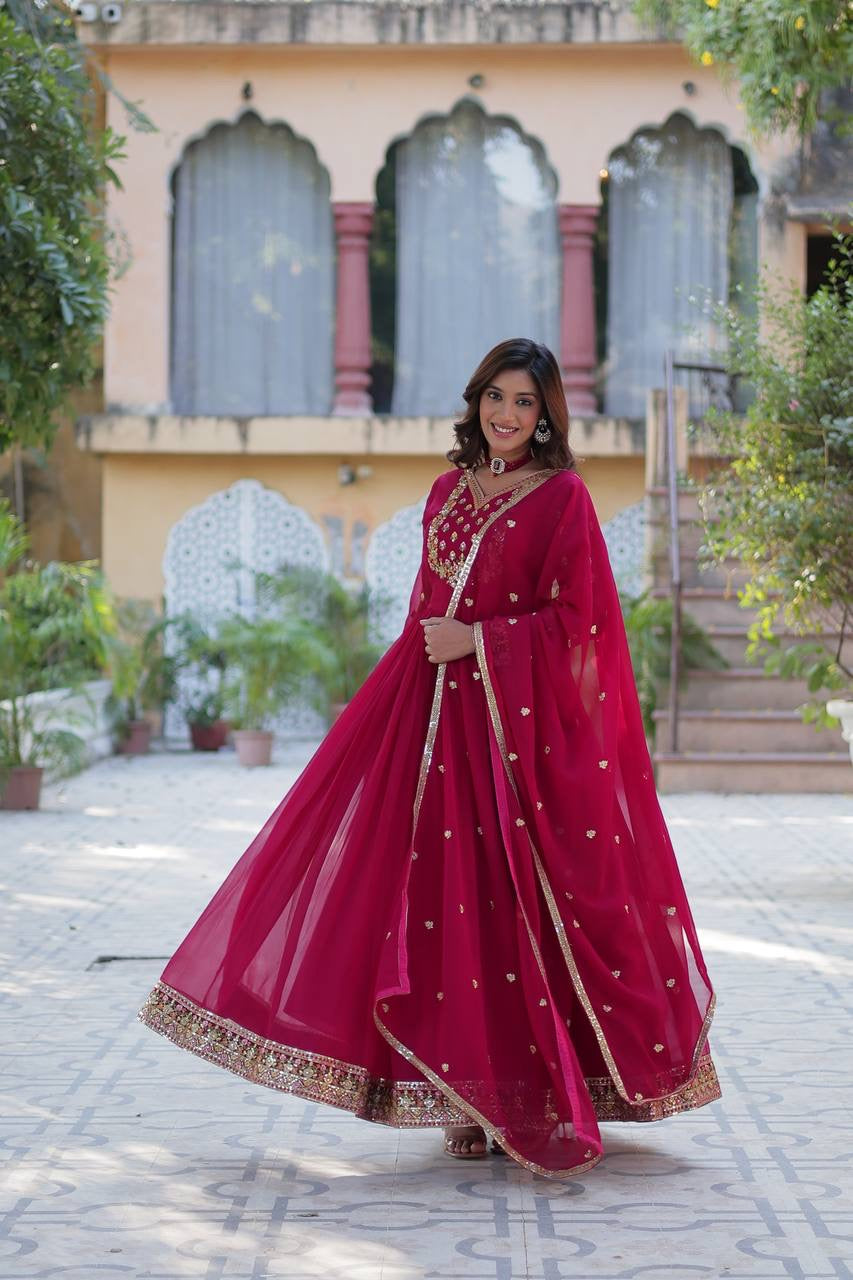 SHIVTRAA LUX GOWN-WITH-DUPATTA COLLECTIONS 2025 💃🏼