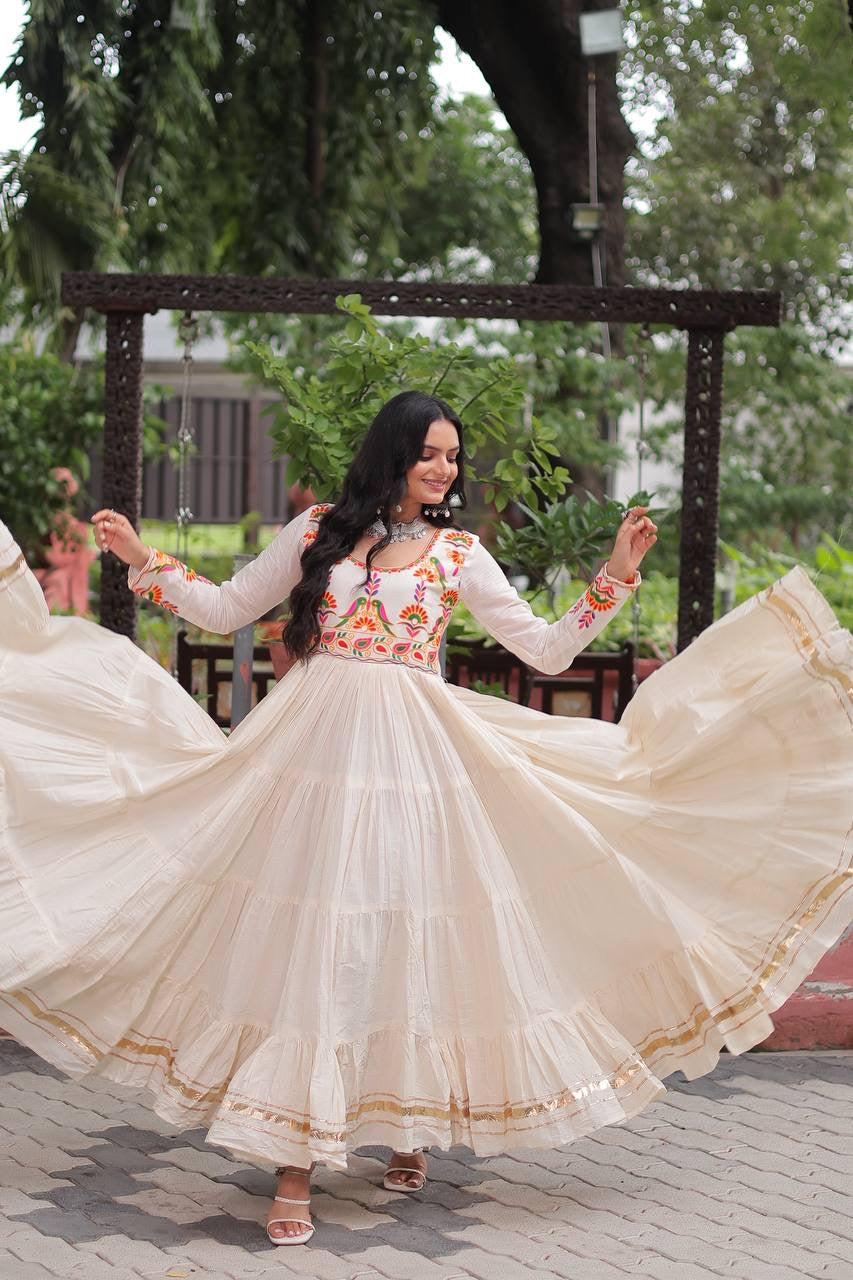 SHIVTRAA DESIGNING oF white LUXURY Navratri 2025 Premium Collection ✨