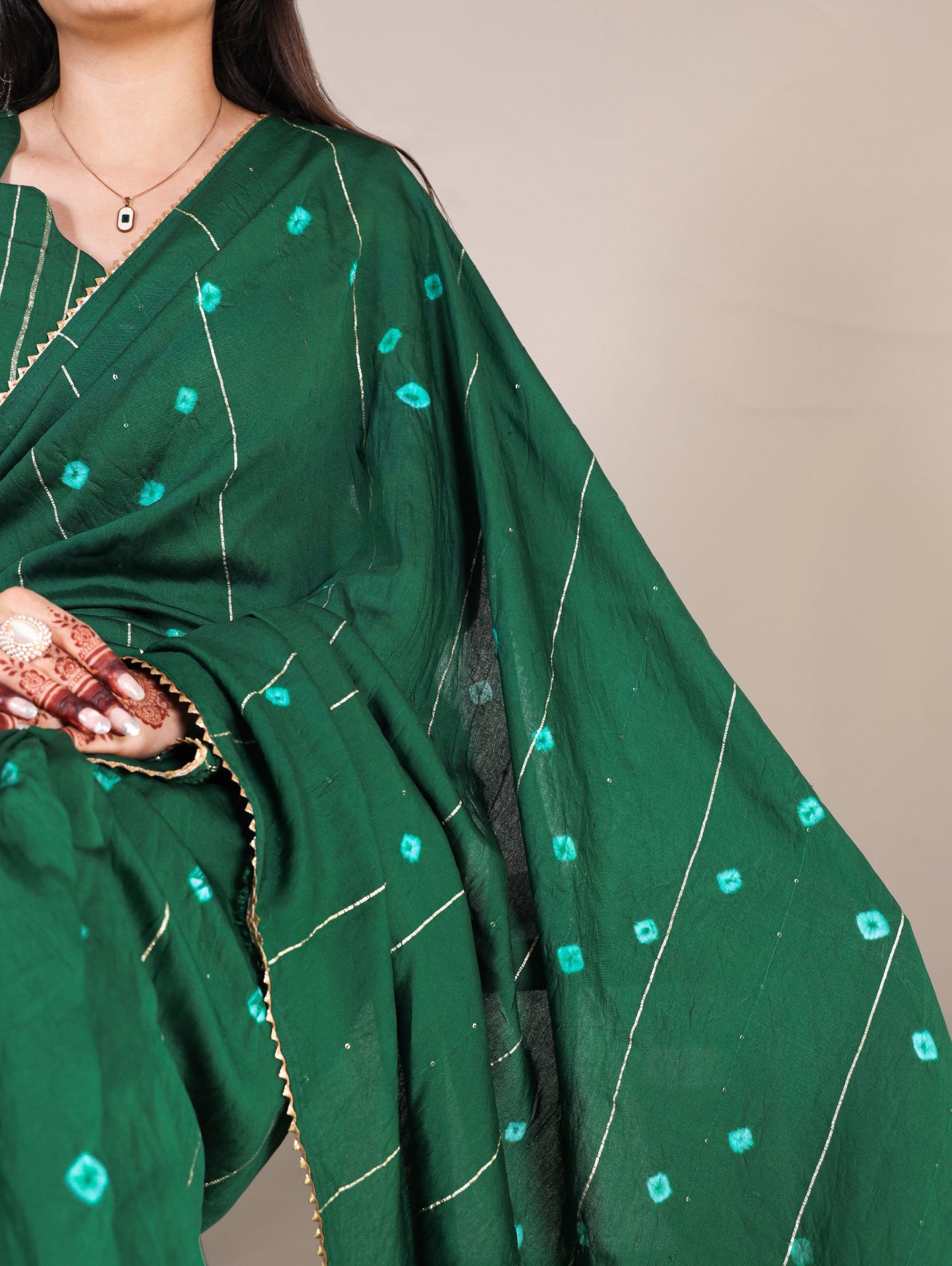 Introducing the Shivtraa Lux - where elegance meets ethereal charm in this enchanting Viscose Chanderi Saree!