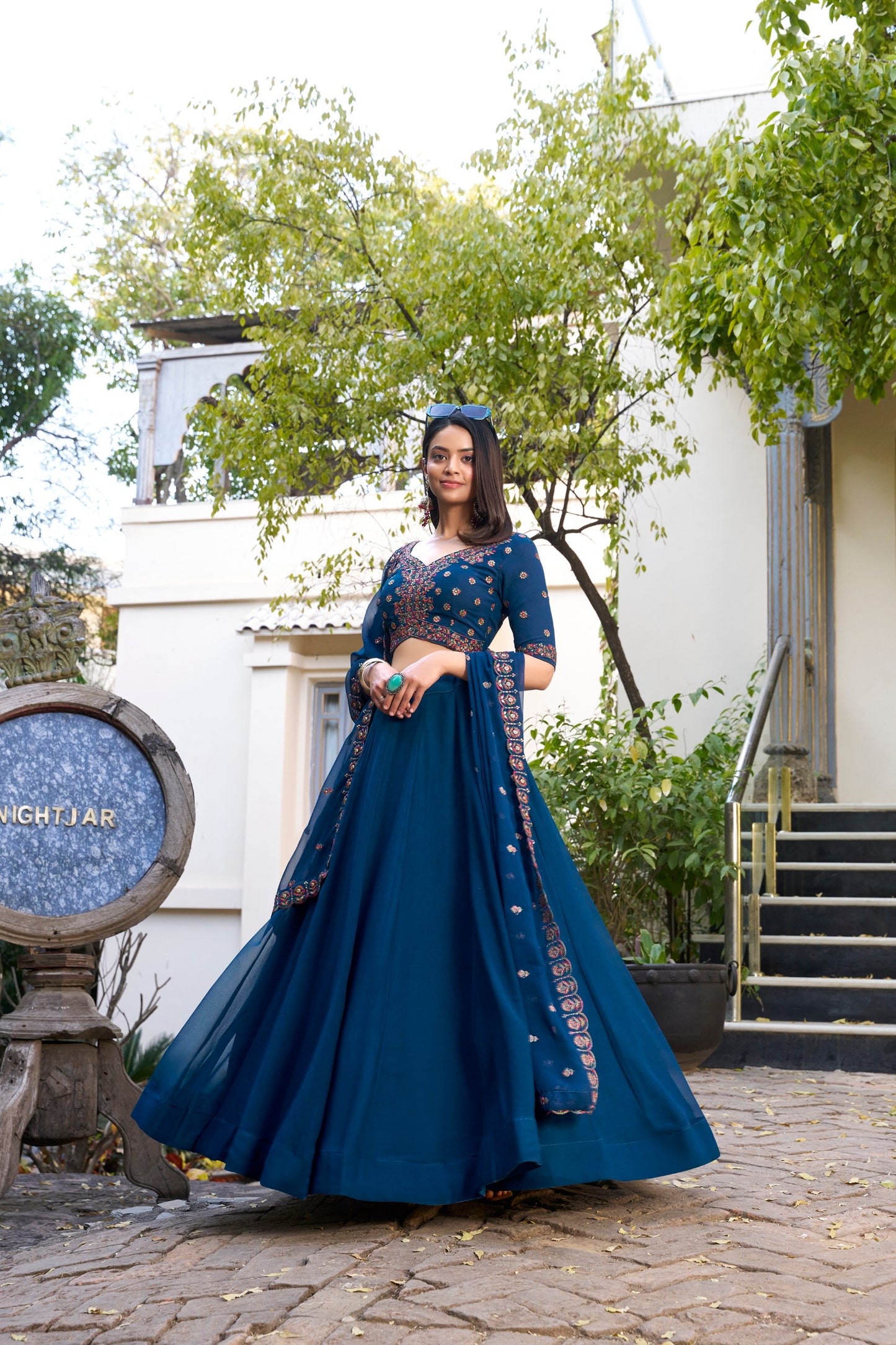 Shivtraa Lux Designer Georgette Worked Lehenga Collection 2025