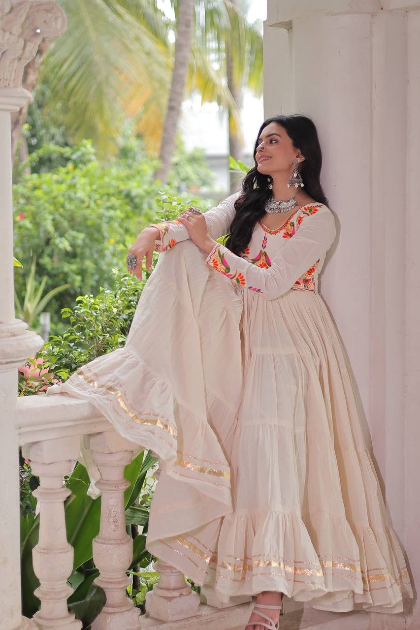 SHIVTRAA DESIGNING oF white LUXURY Navratri 2025 Premium Collection ✨