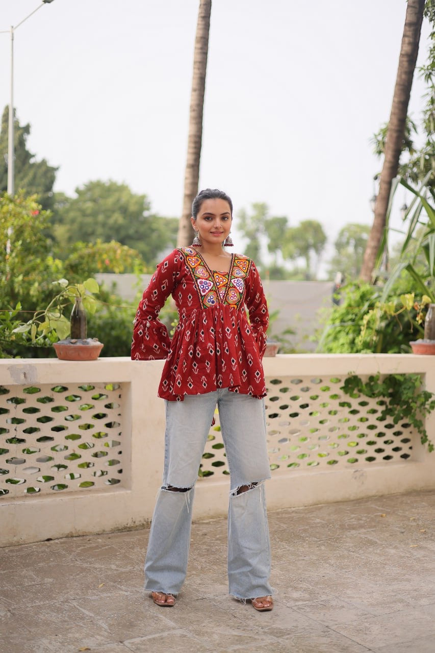 SHIVTRAA NAVRATRI DESIGNER DAILY WEAR TOP COLLECTION - 2025