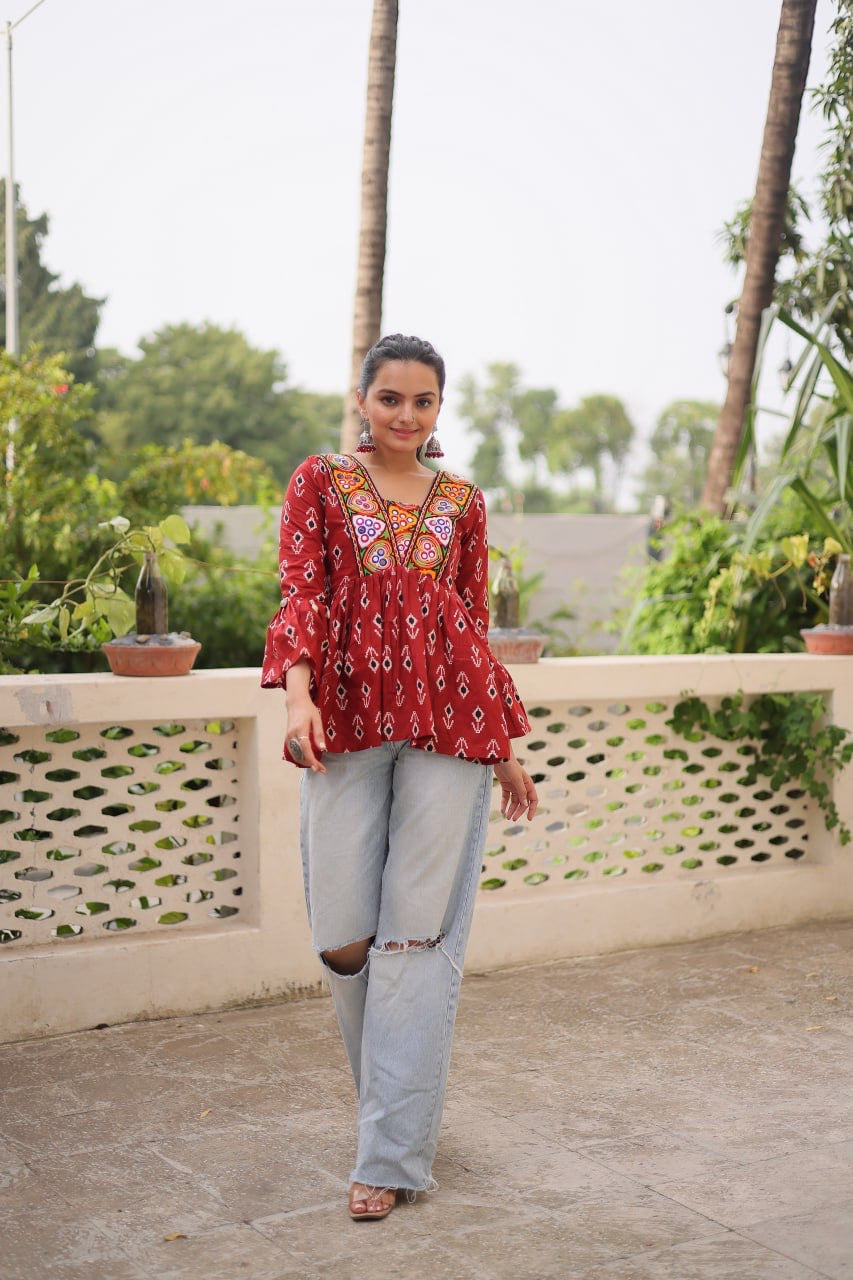 SHIVTRAA NAVRATRI DESIGNER DAILY WEAR TOP COLLECTION - 2025