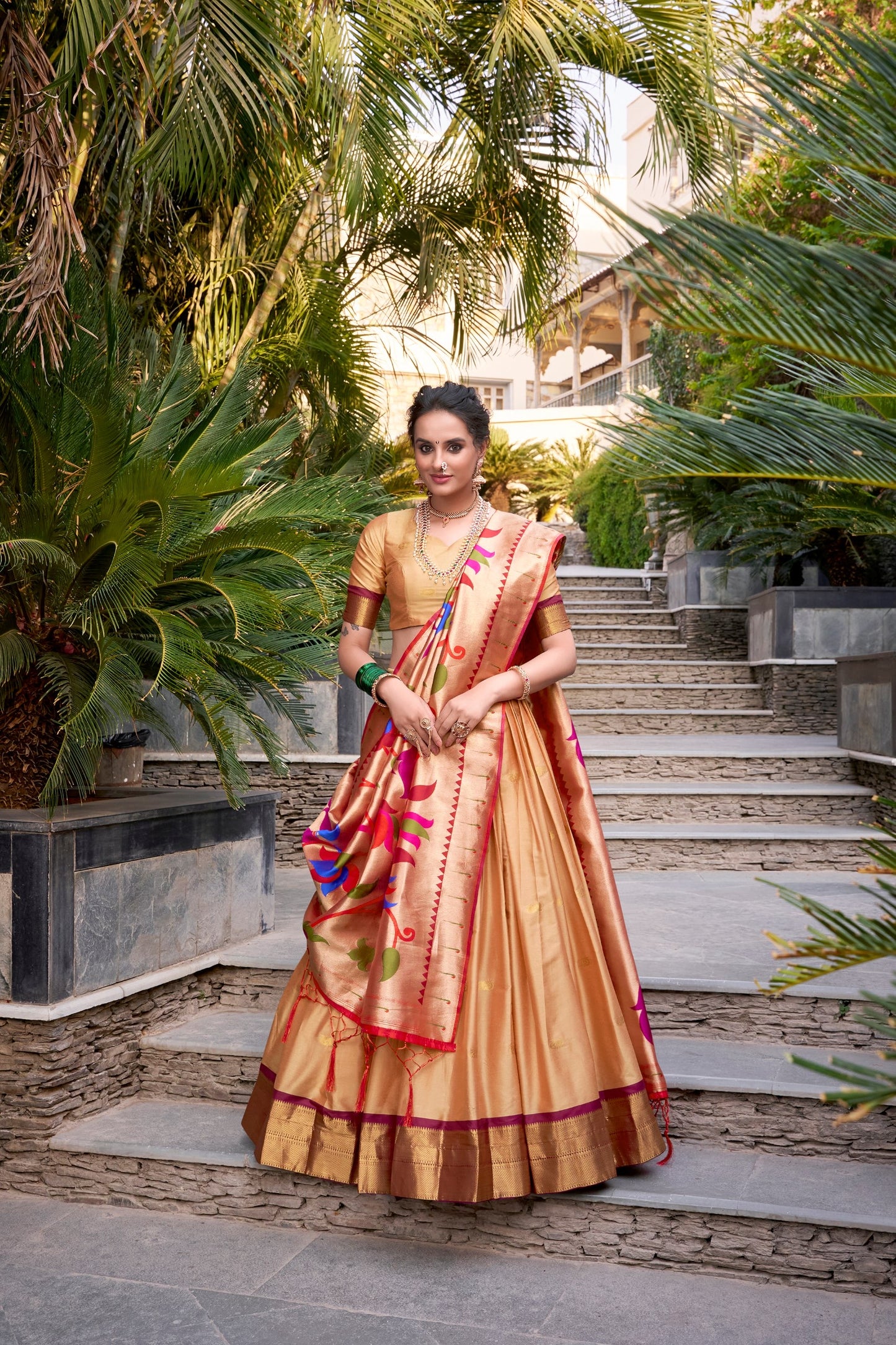 Shivtraa Paithani Silk Lehenga Choli 2025