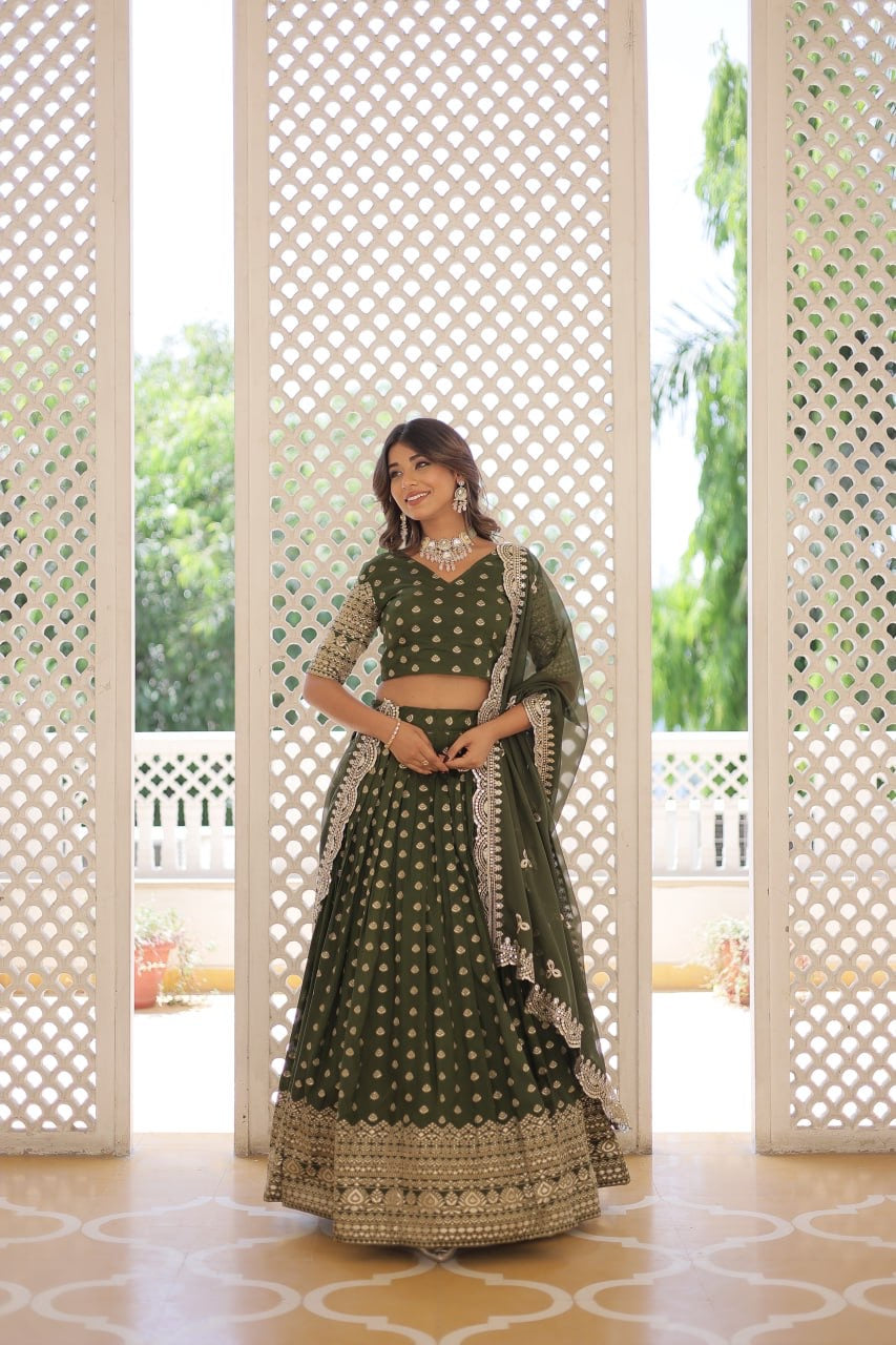 Any Occasion Perfect Functional Designer Worked Lehenga Choli Outfits