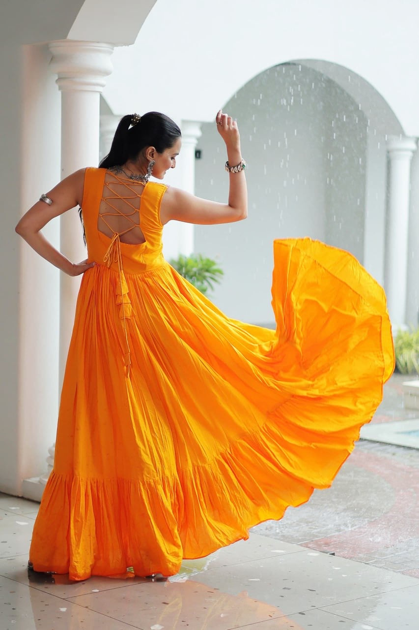 SHIVTRAA DESIGNER NAVRATRI LIGHTLY GOWN EASY WEAR COLLECTIONS – 2025 💃🏻