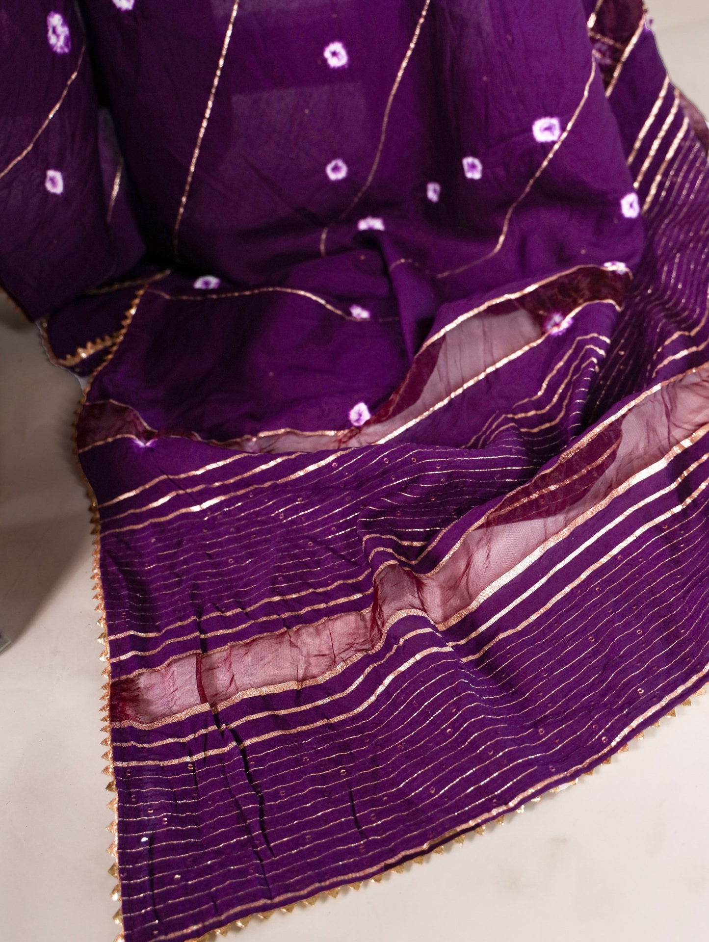 Introducing the Shivtraa Lux - where elegance meets ethereal charm in this enchanting Viscose Chanderi Saree!