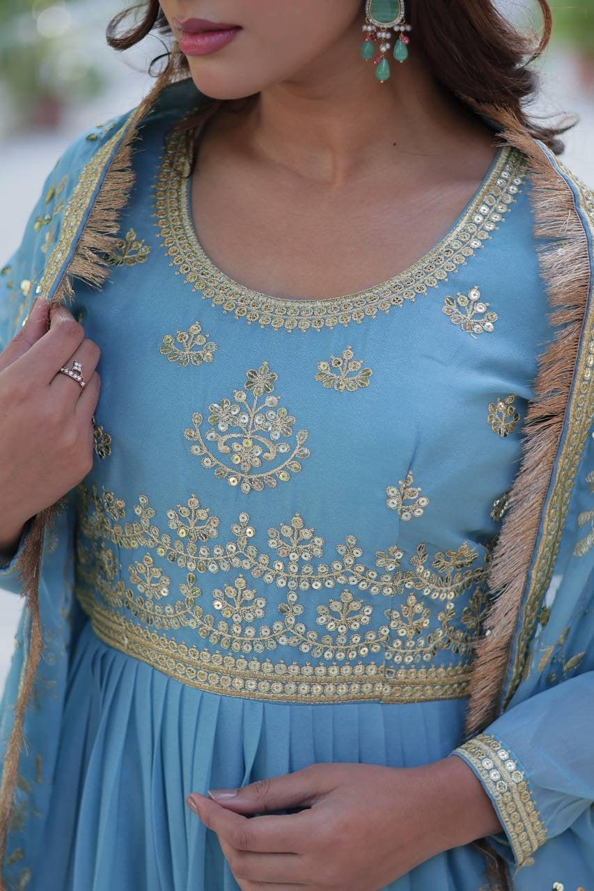 PREMIUM READYMADE GOWN COLLECTIONS 2025, Introducing the Shivtraa Lux Desirable Women's Fully Flair Gown