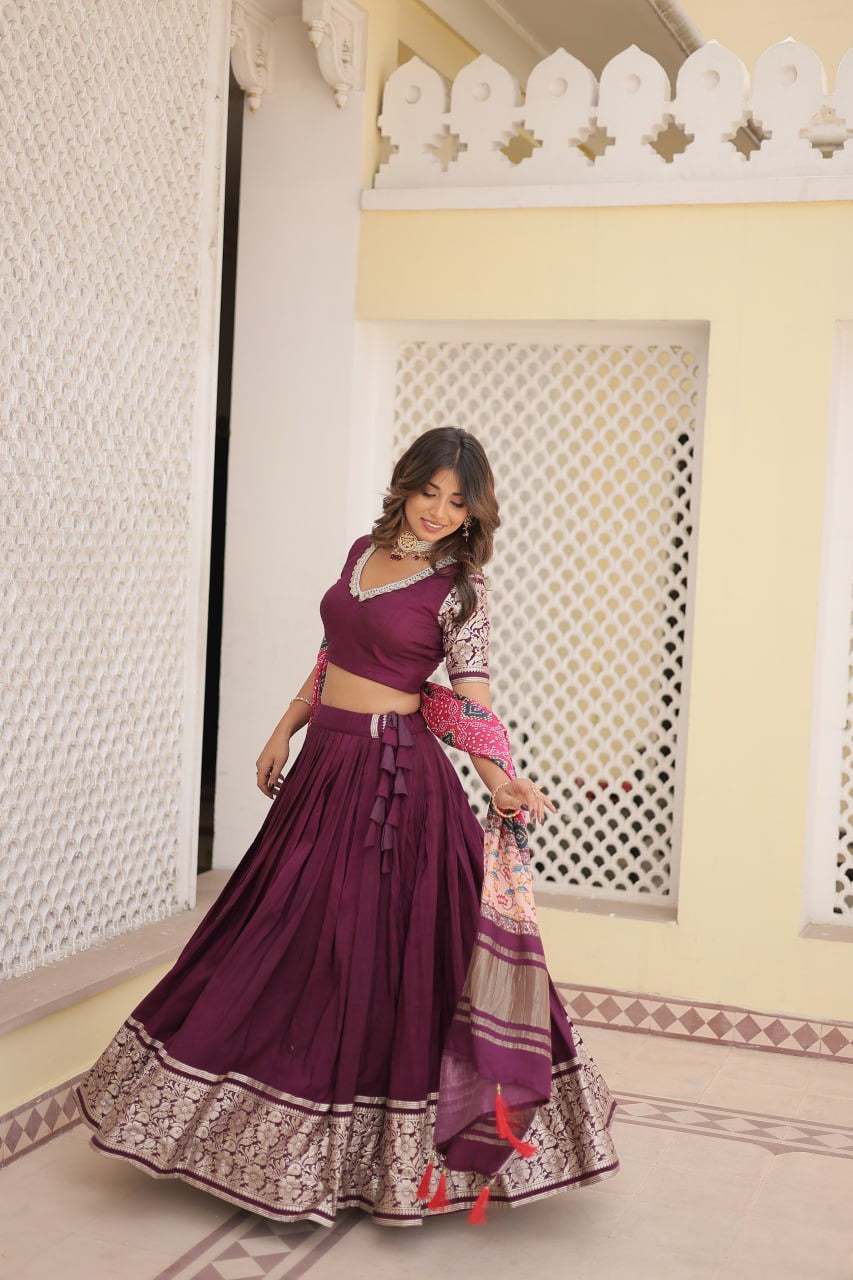 Three Designer Timeless Trends Wedding Functional Lehenga Choli