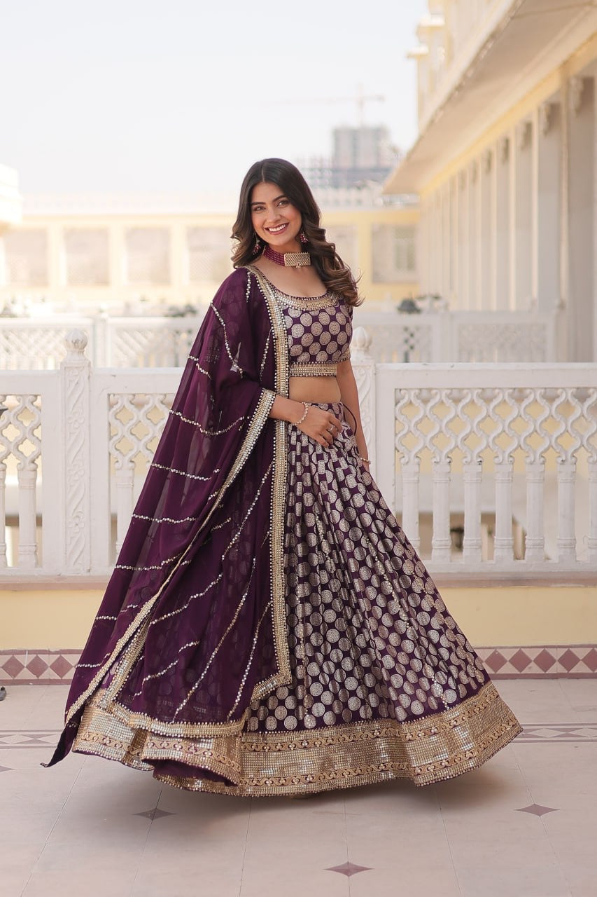 Traditional Designer Worked Functional Wedding Lehenga Choli Special Occasional