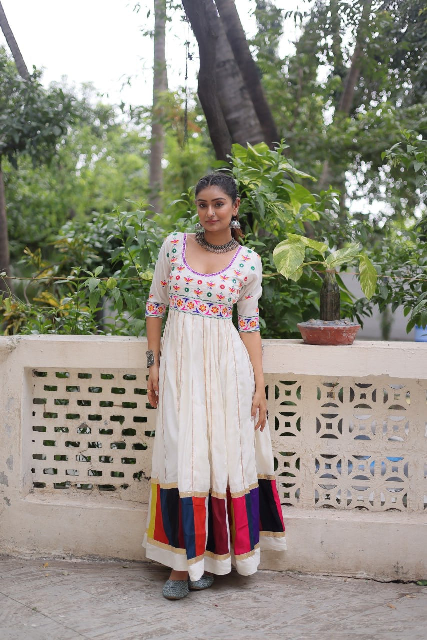 SHIVTRAA DESIGNER NAVRATRI GAMTHI WORKED GOWN COLLECTION BY 2025