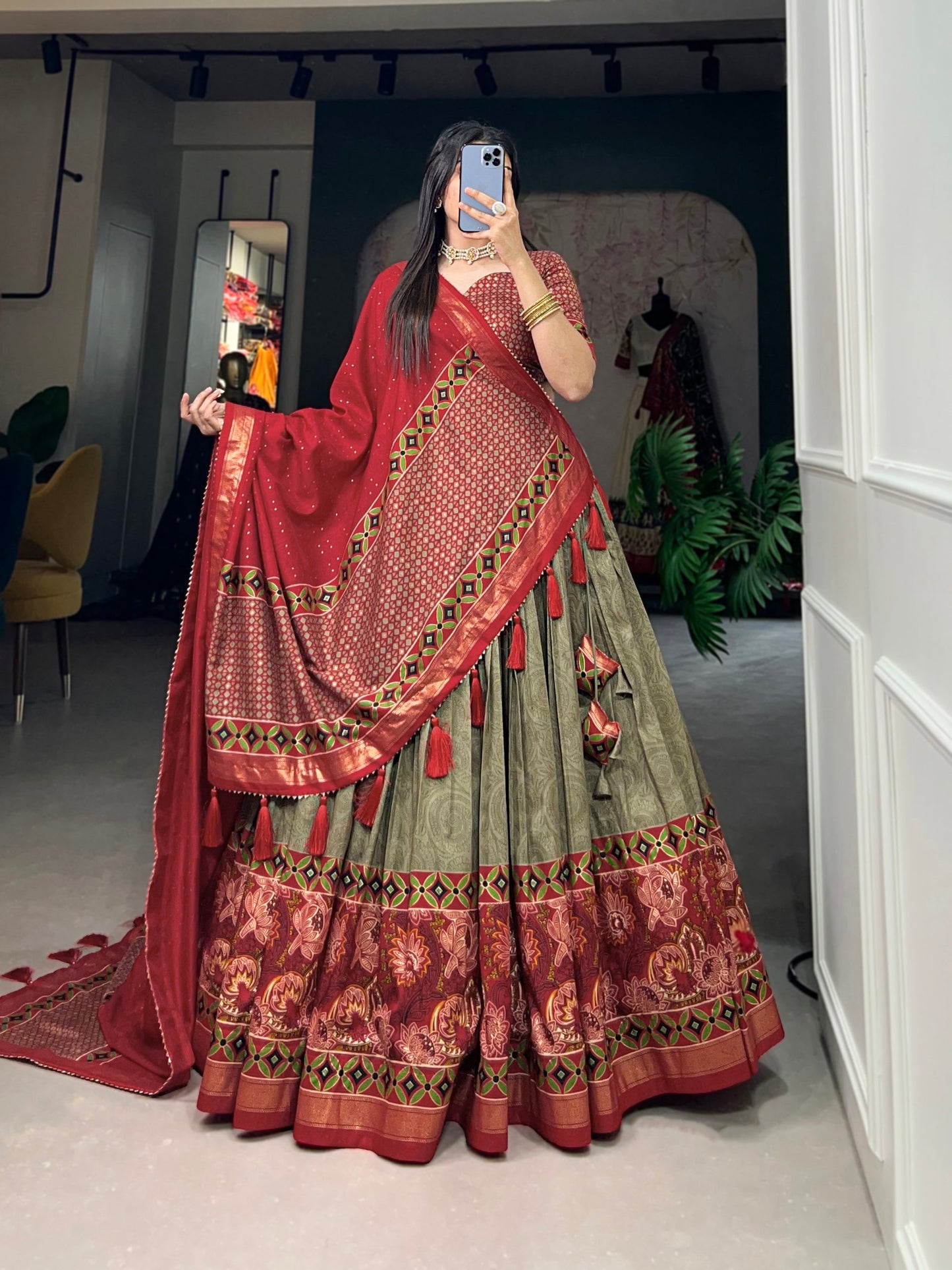 Glamour Designer Tussar Silk Lehenga Choli Can’t Wait For Most Affordable Designs