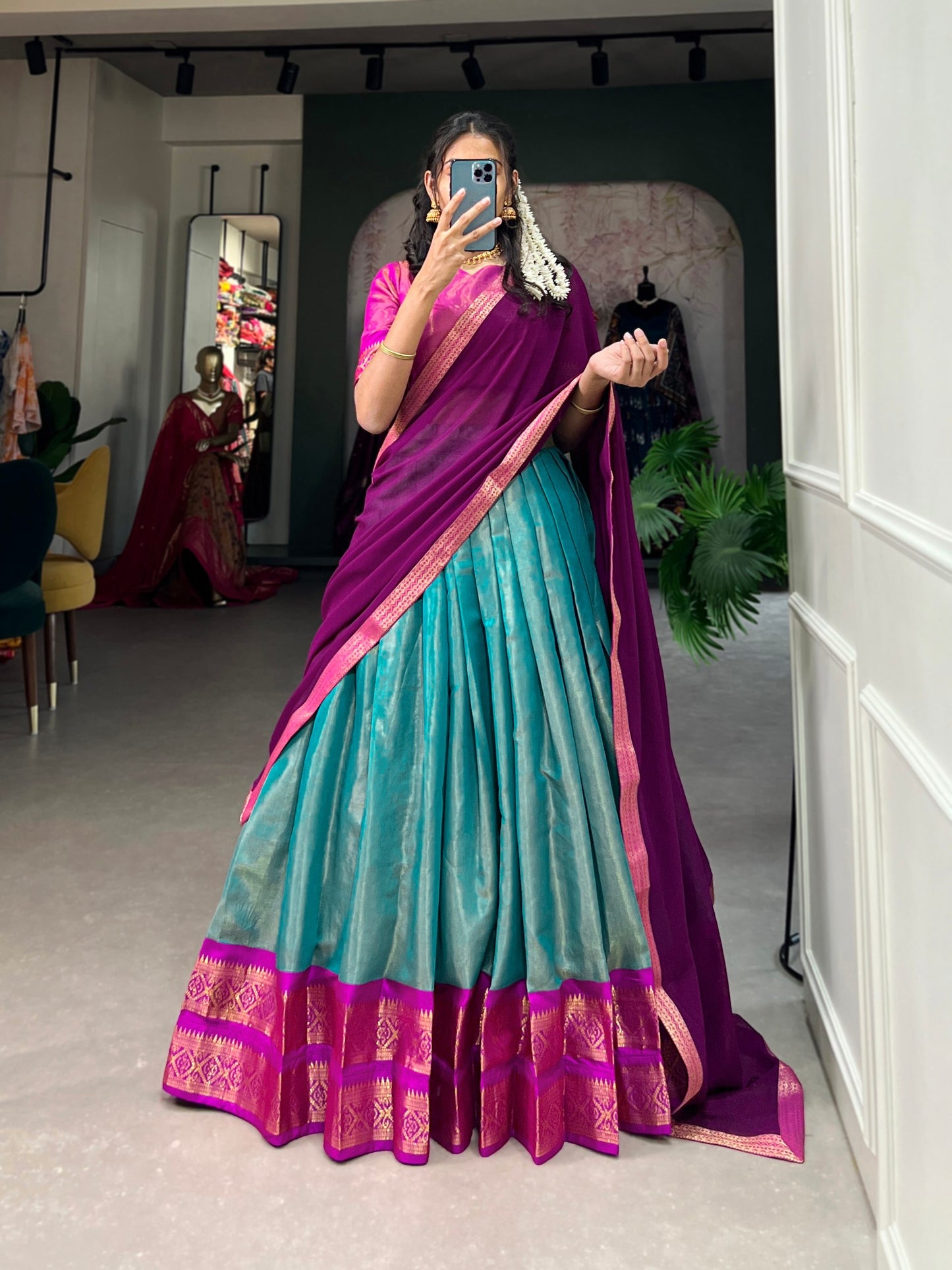 Kanchipuram Heritage silk Lehenga Choli and this season of new design ever