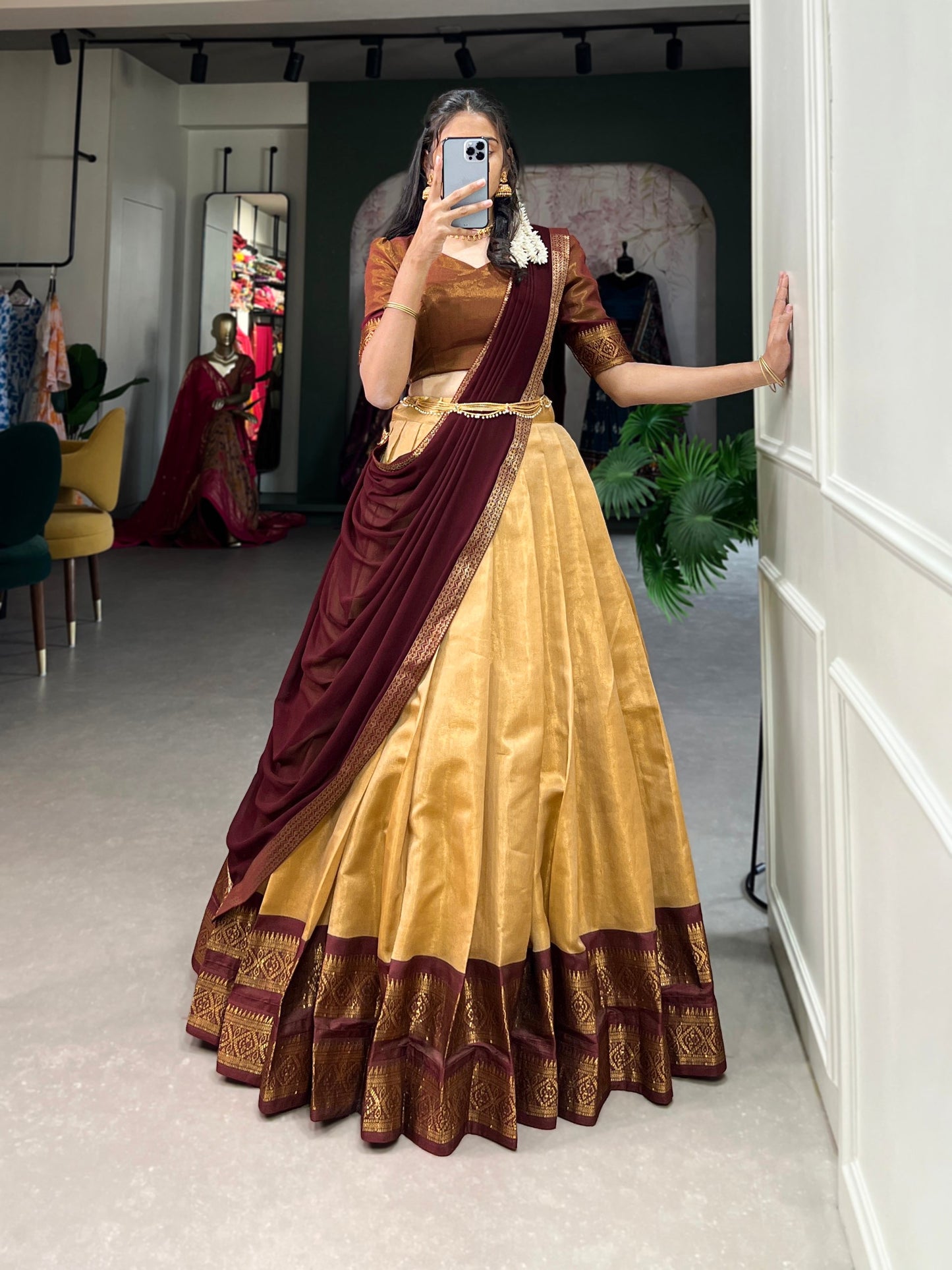 Kanchipuram Heritage silk Lehenga Choli and this season of new design ever