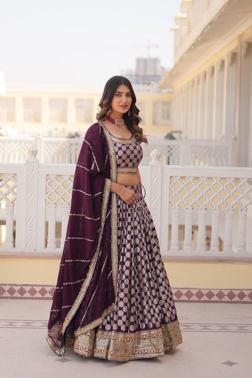 Traditional Designer Worked Functional Wedding Lehenga Choli Special Occasional