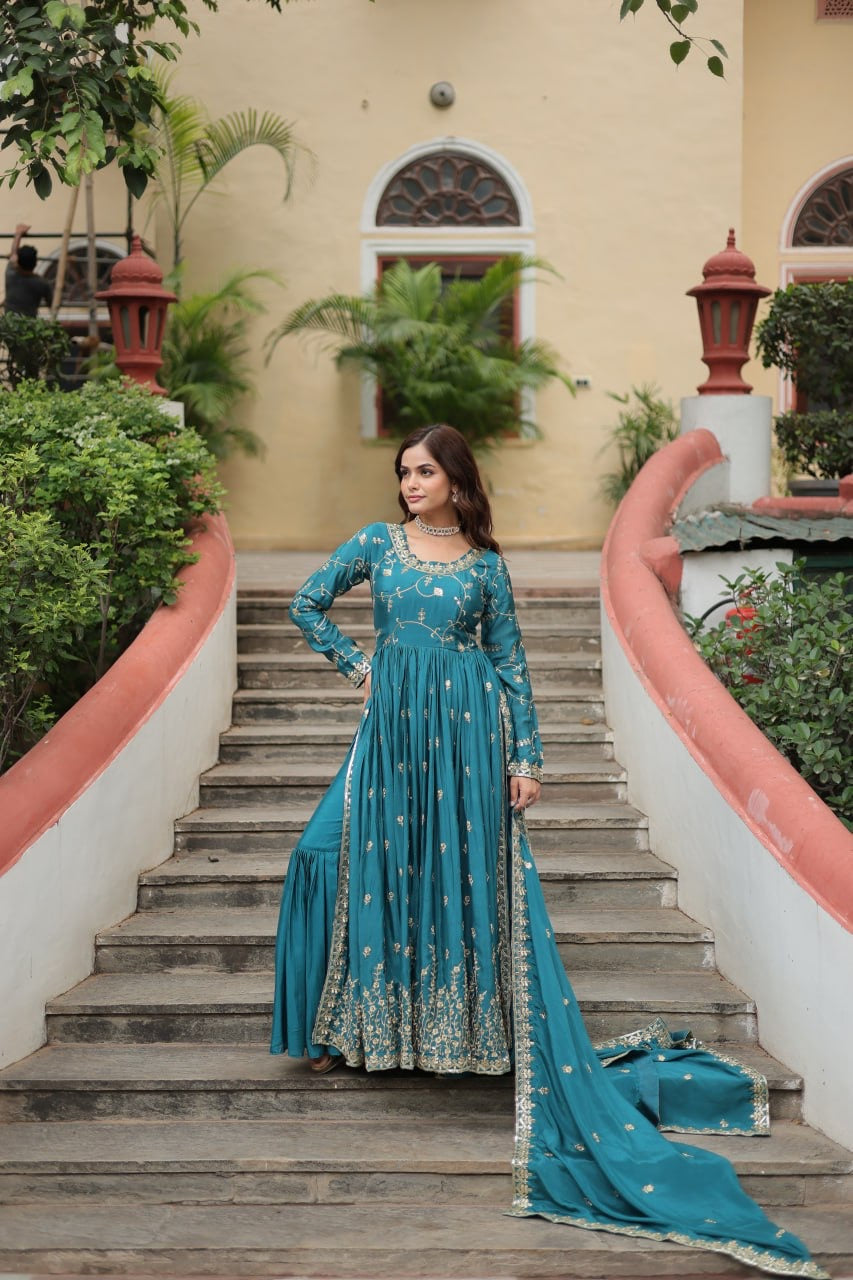 SHIVTRAA LUX LUXURY PREMIUM DESIGNER READYMADE TOP-SHARARA-DUPATTA COLLECTIONS 2025