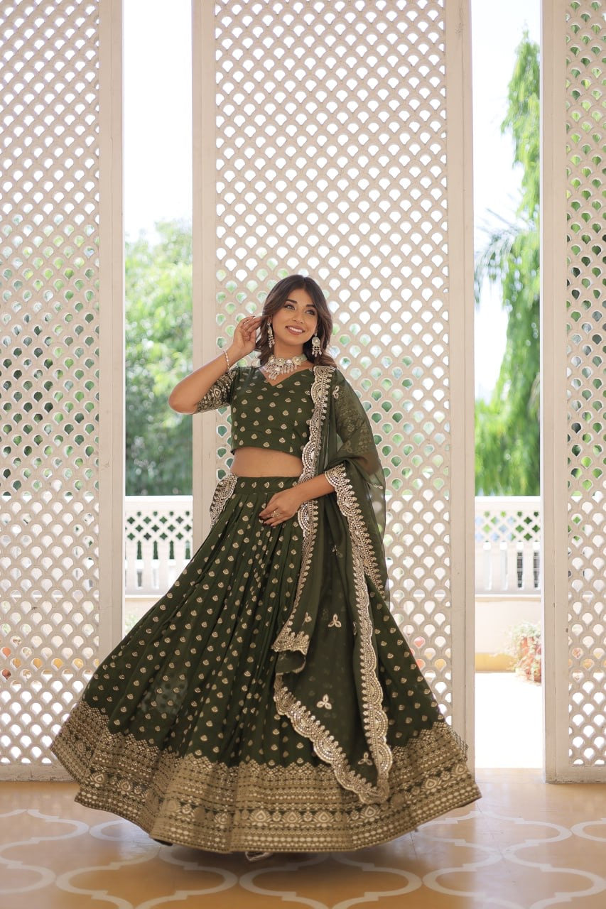 Any Occasion Perfect Functional Designer Worked Lehenga Choli Outfits