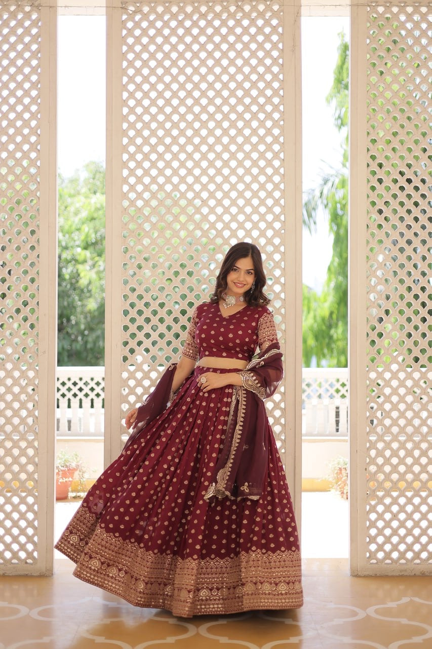 Any Occasion Perfect Functional Designer Worked Lehenga Choli Outfits