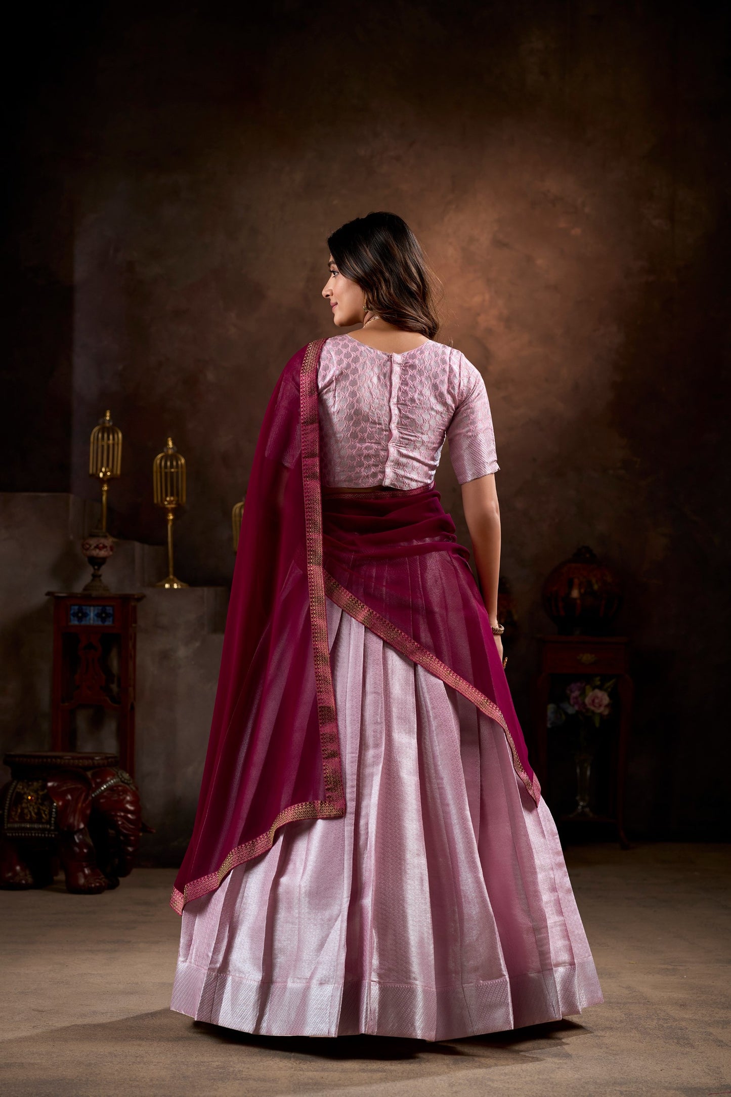 🌷 Jacquard Silk Lehenga Choli Collection by Shivtraa Lux 🌷