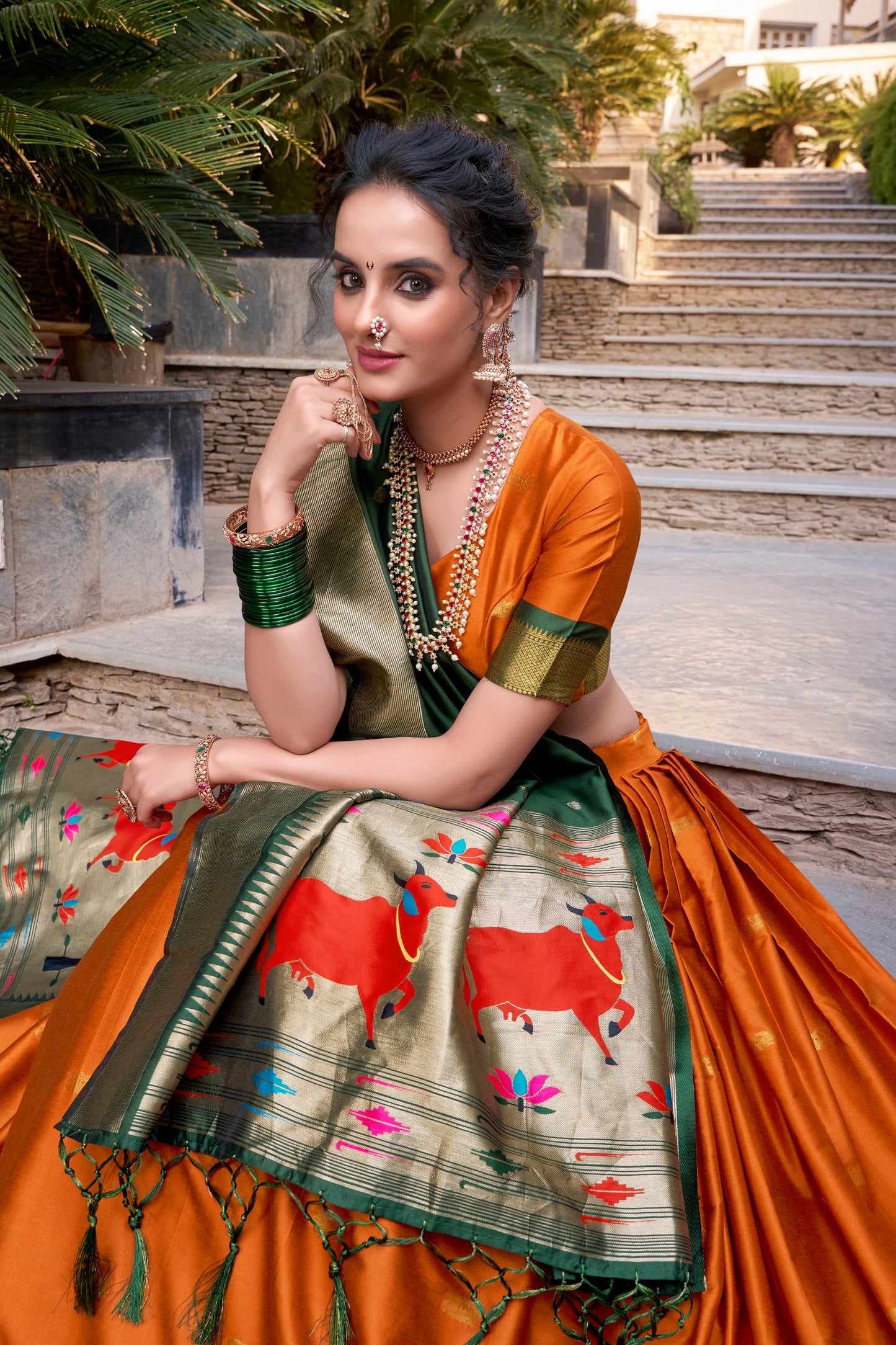 Shivtraa Paithani Silk Lehenga Choli 2025