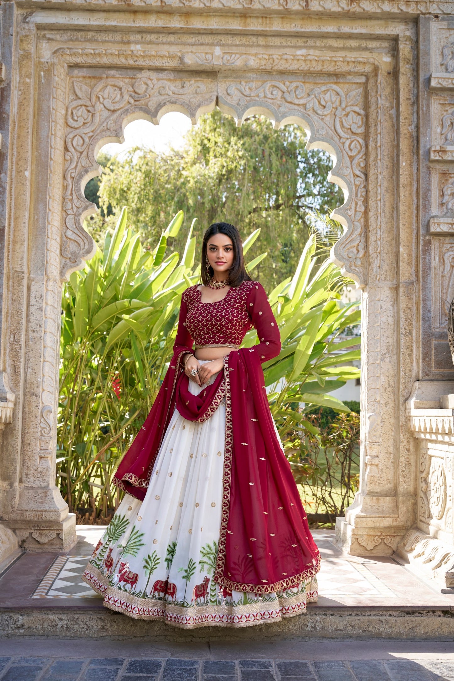 Shivtraa Lux Whispering Charm through delicate embroidery Elegant Lehenga Choli