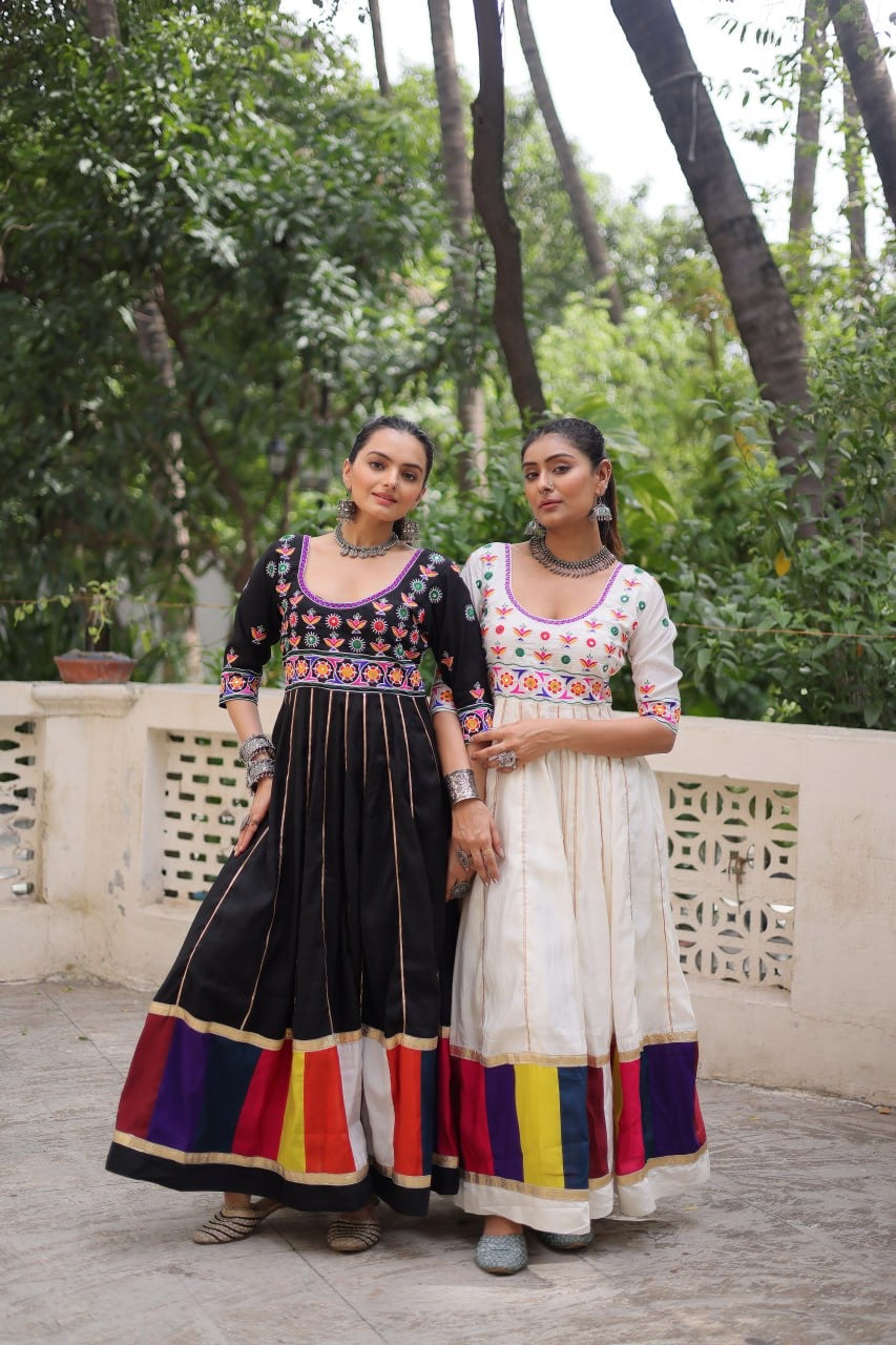 SHIVTRAA DESIGNER NAVRATRI GAMTHI WORKED GOWN COLLECTION BY 2025