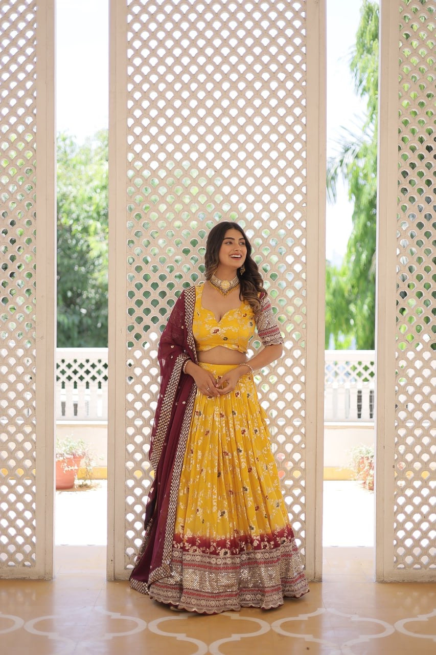 True Made For Wedding Function Glam Designed Lehenga Choli