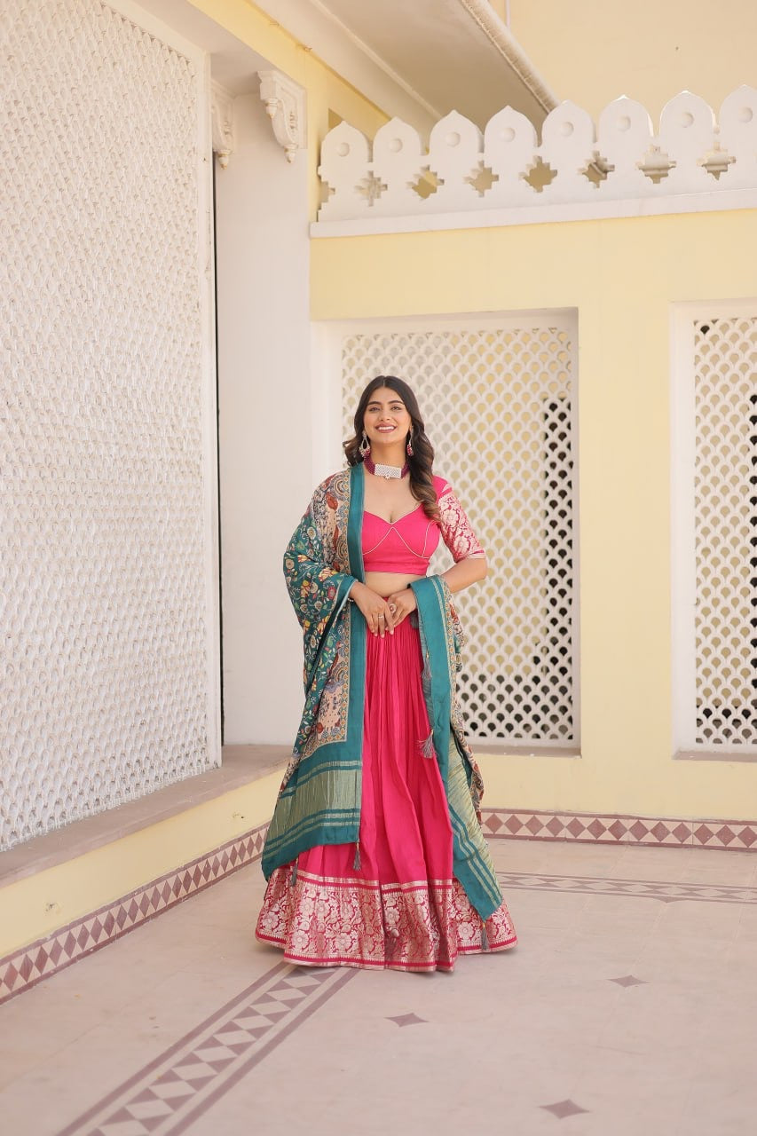 Three Designer Timeless Trends Wedding Functional Lehenga Choli