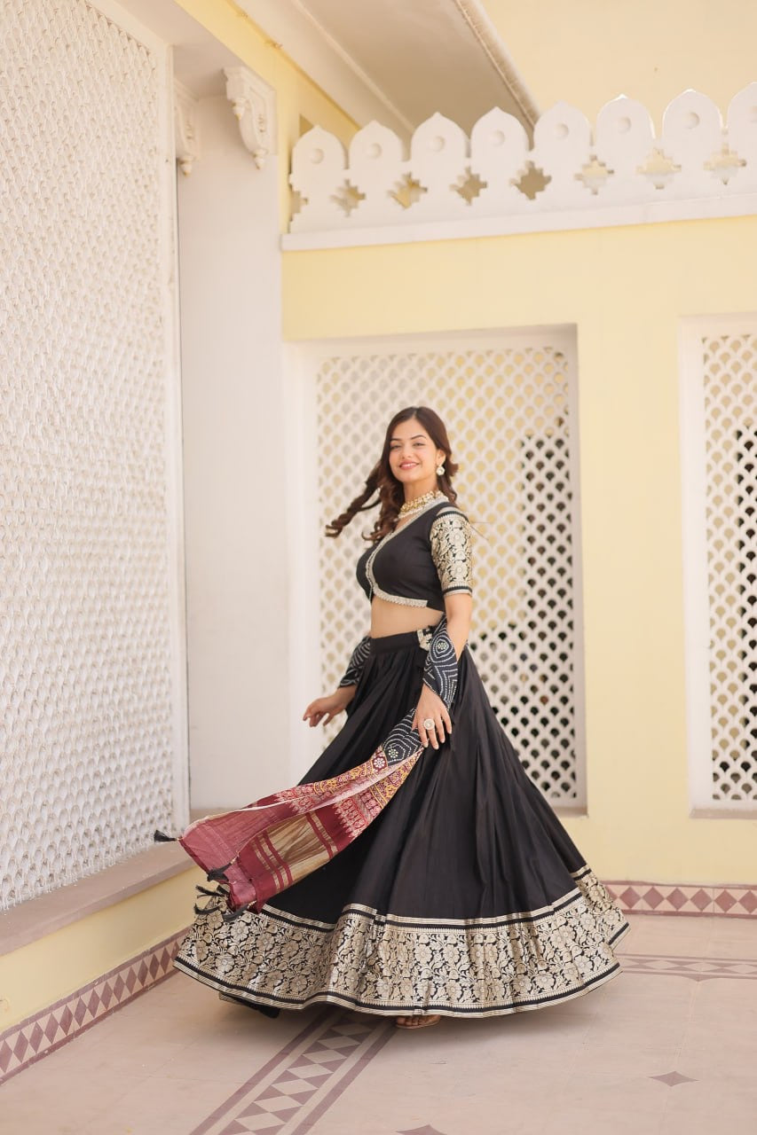 Three Designer Timeless Trends Wedding Functional Lehenga Choli