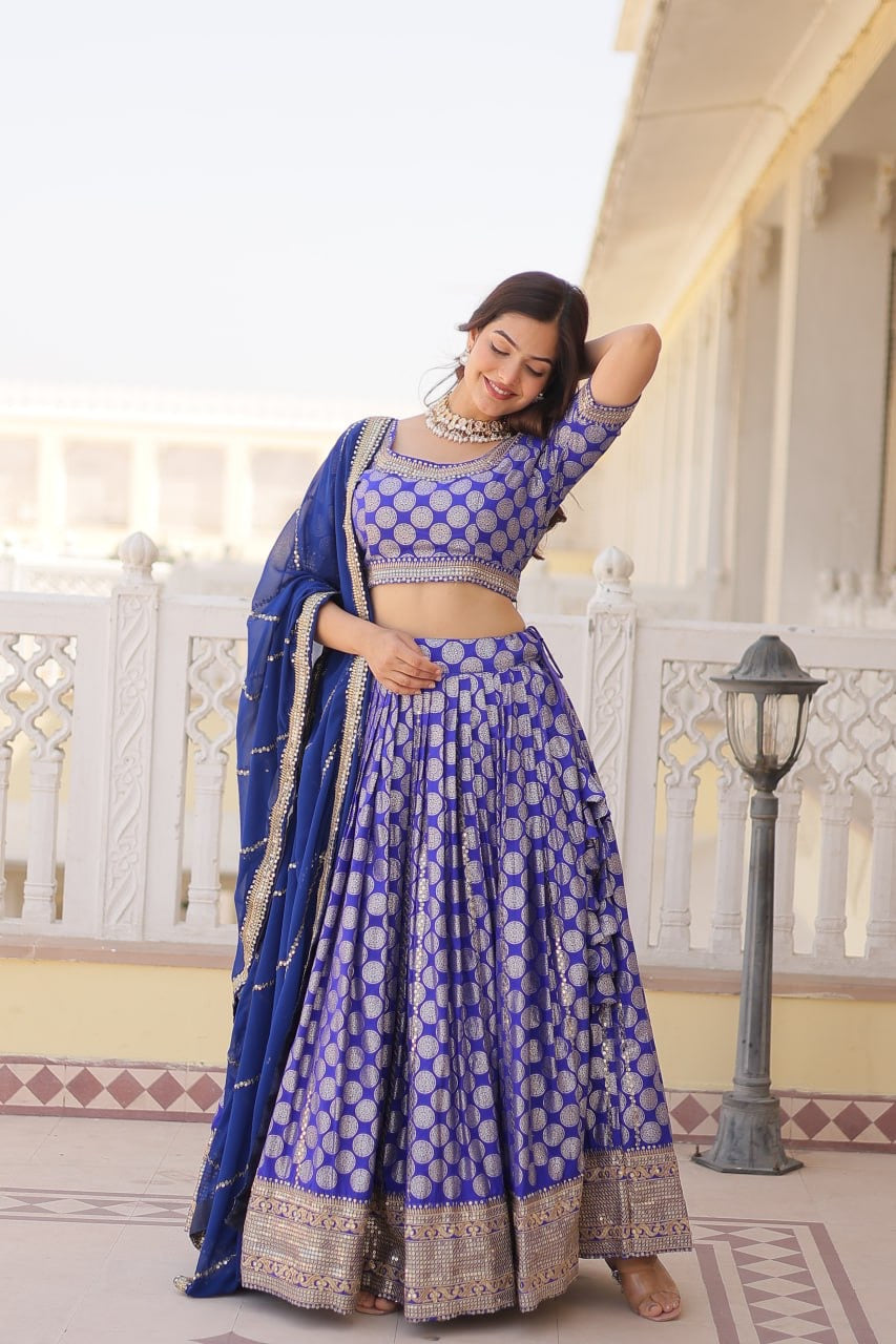 Traditional Designer Worked Functional Wedding Lehenga Choli Special Occasional