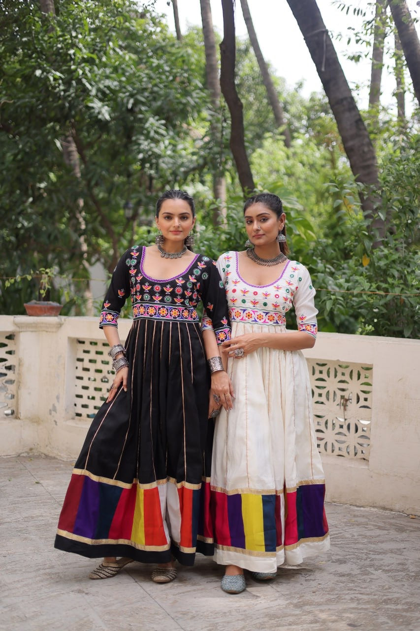 SHIVTRAA DESIGNER NAVRATRI GAMTHI WORKED GOWN COLLECTION BY 2025